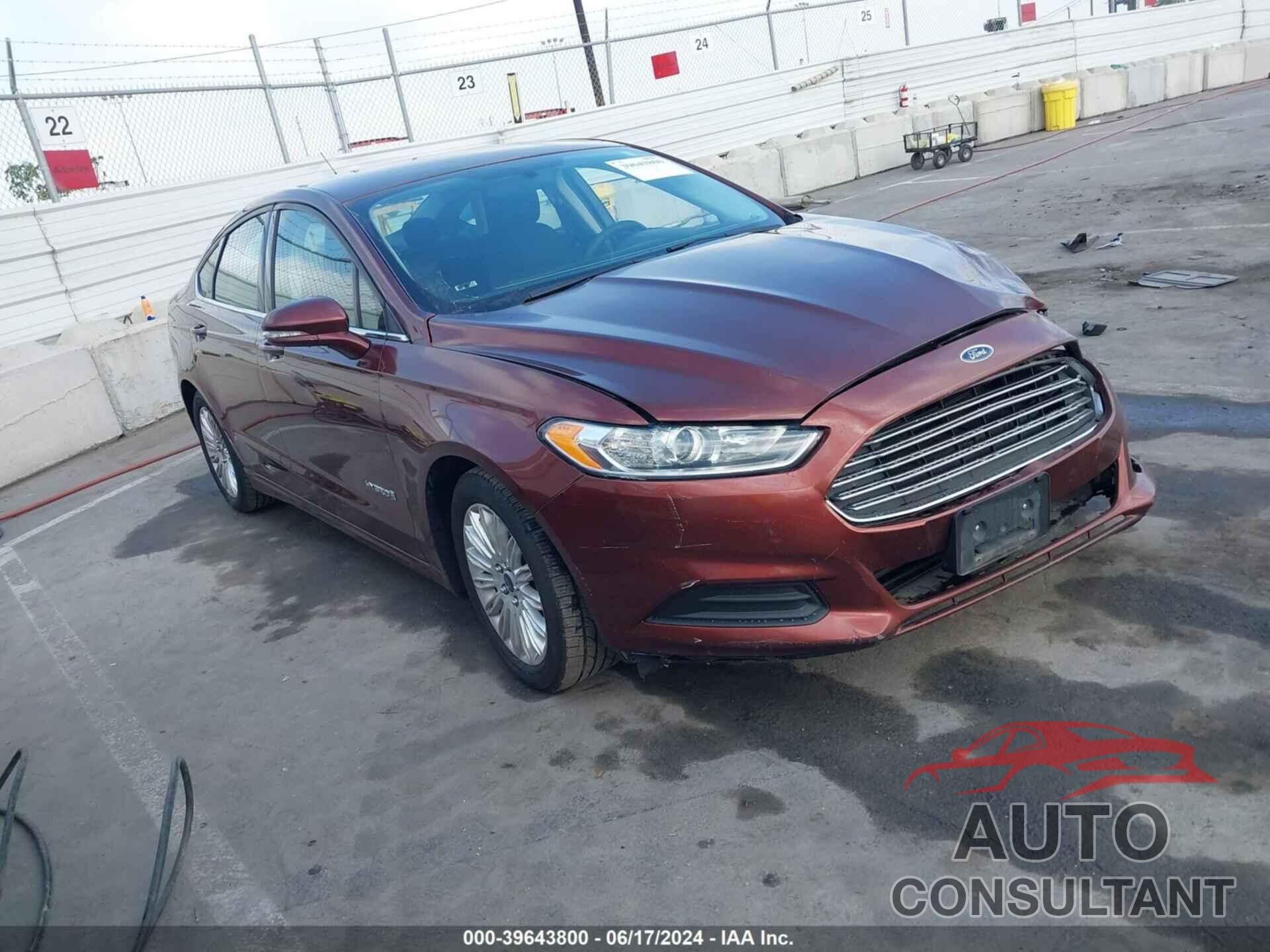 FORD FUSION HYBRID 2016 - 3FA6P0LUXGR261009