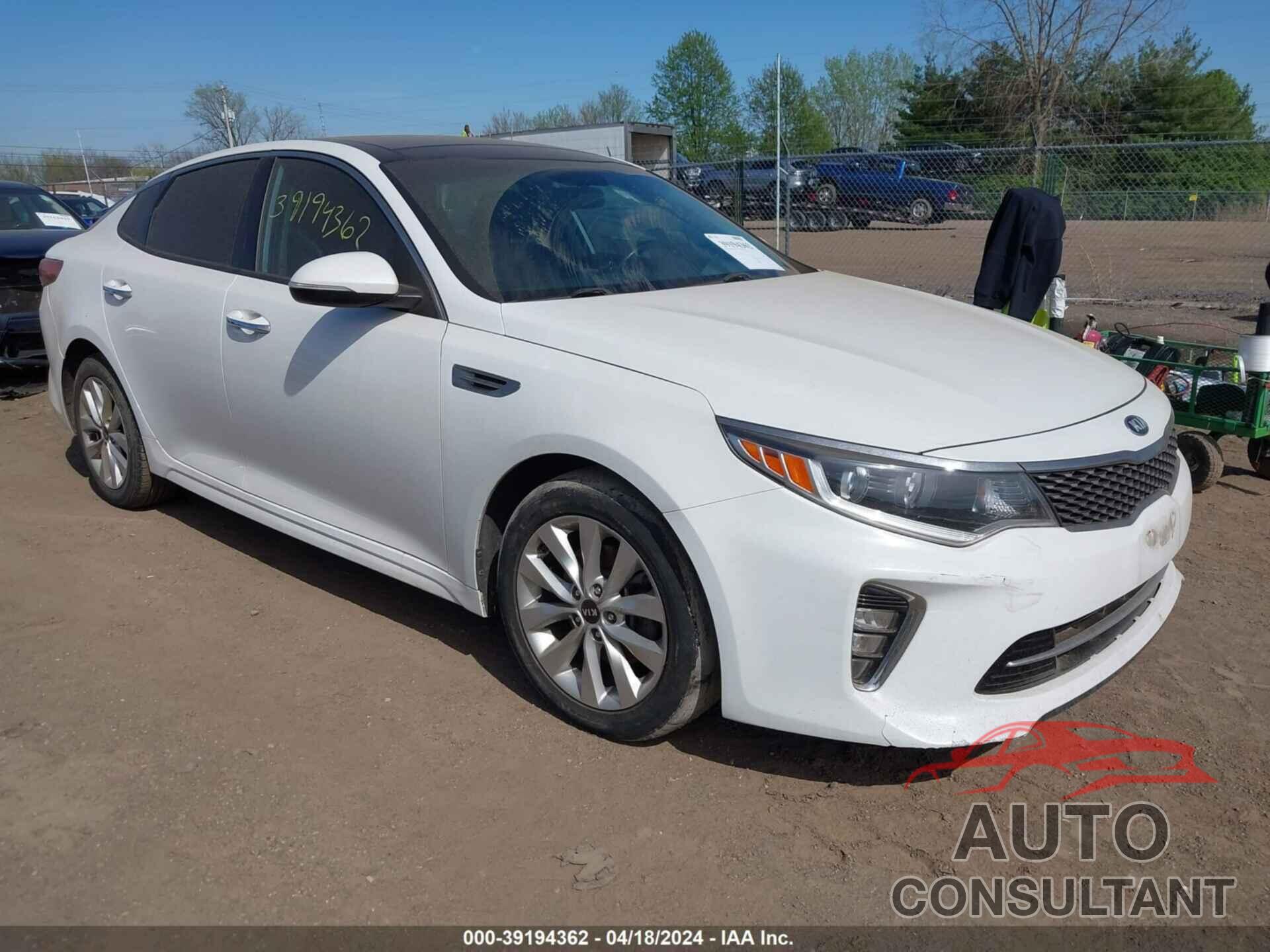 KIA OPTIMA 2018 - 5XXGT4L32JG243408