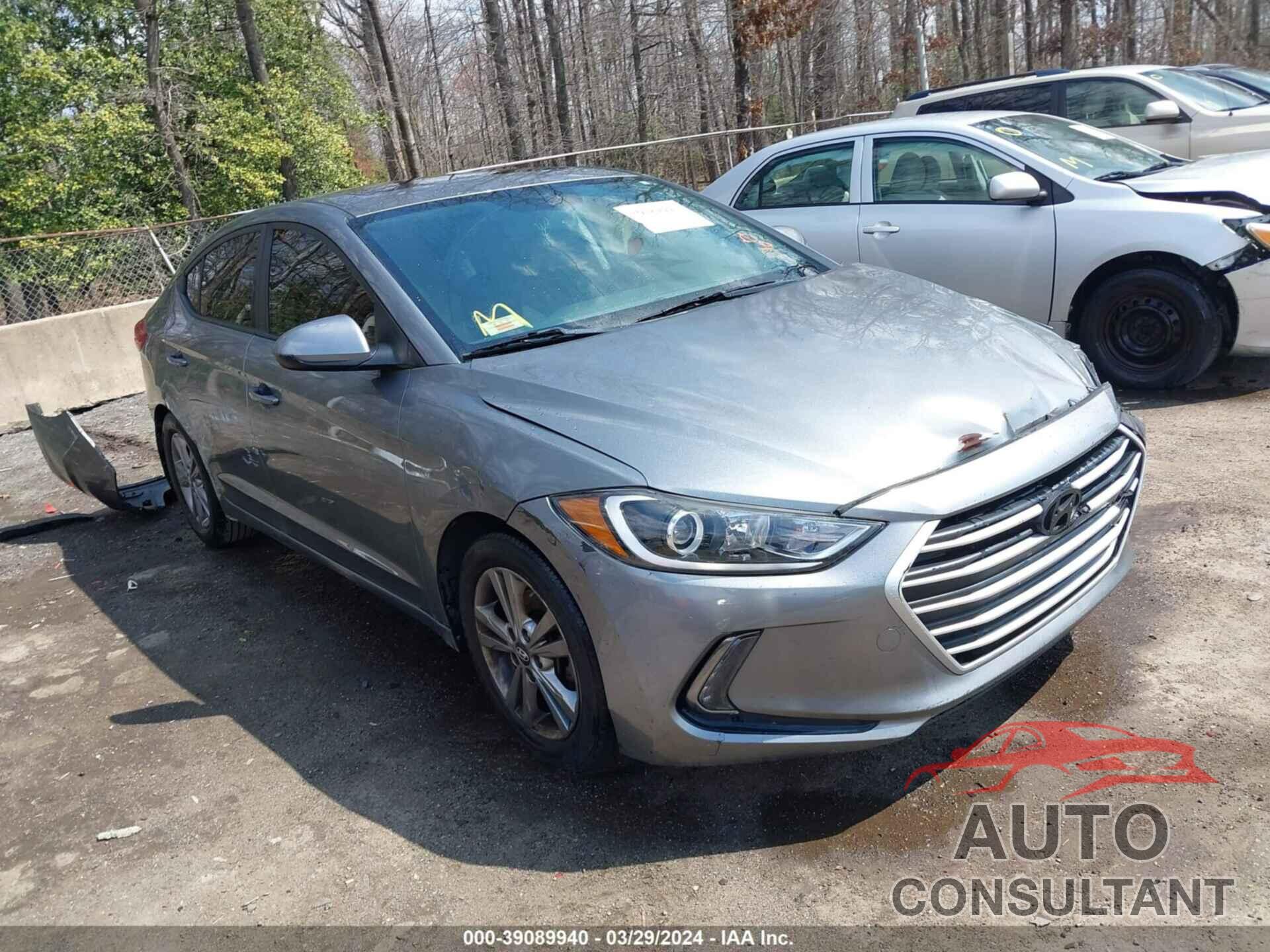HYUNDAI ELANTRA 2017 - KMHD84LF0HU361441