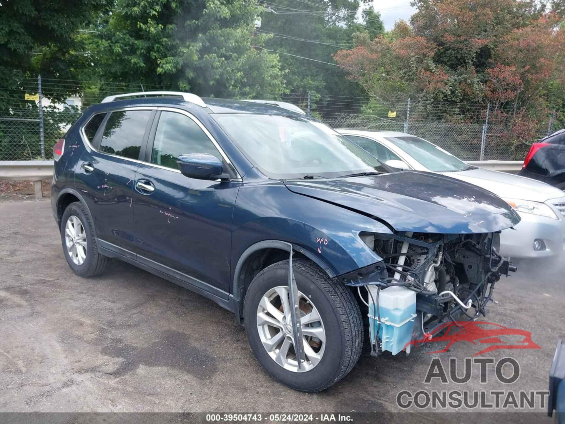 NISSAN ROGUE 2016 - KNMAT2MT2GP656553