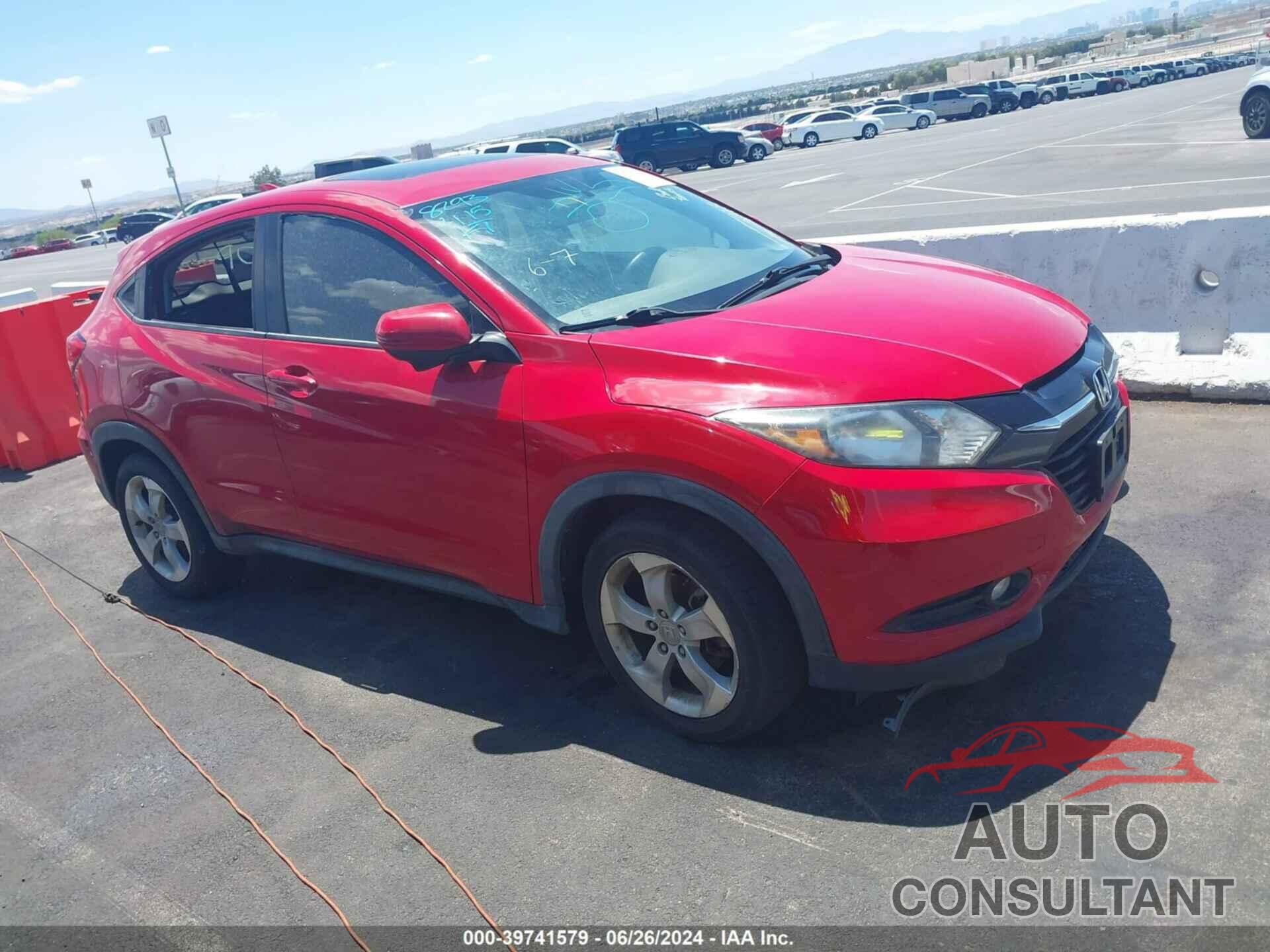 HONDA HR-V 2016 - 3CZRU5H5XGM718293