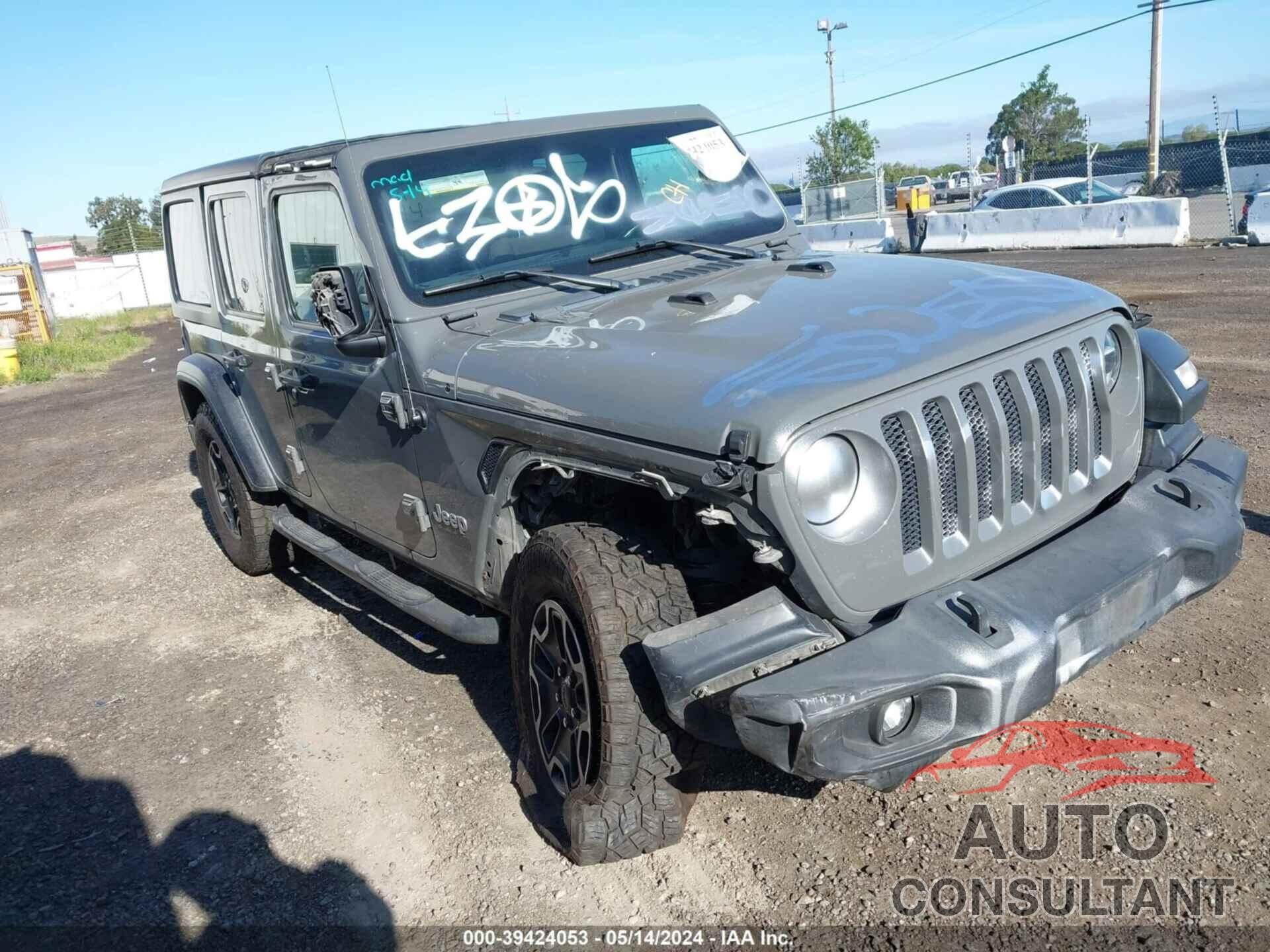 JEEP WRANGLER UNLIMITED 2020 - 1C4HJXDN9LW165805