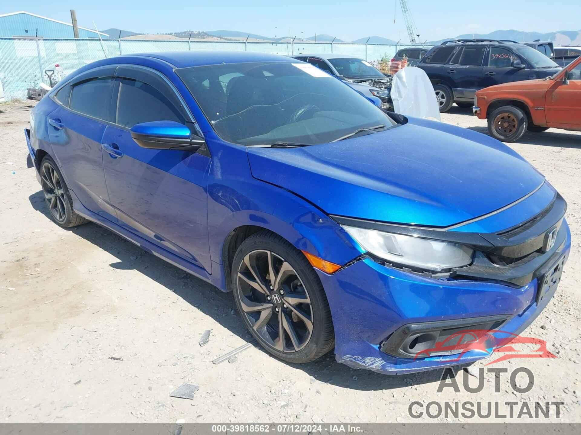 HONDA CIVIC 2019 - 2HGFC2F86KH539135