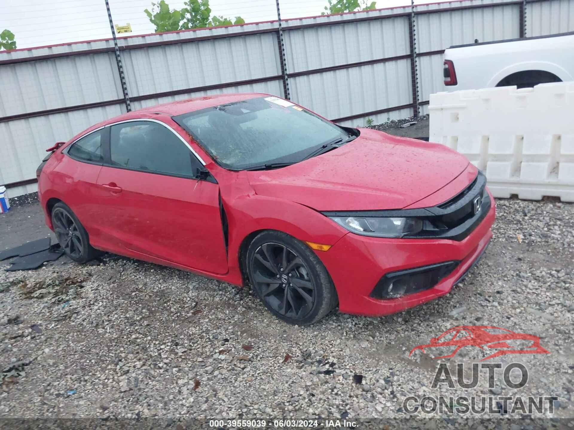 HONDA CIVIC 2019 - 2HGFC4B85KH307367