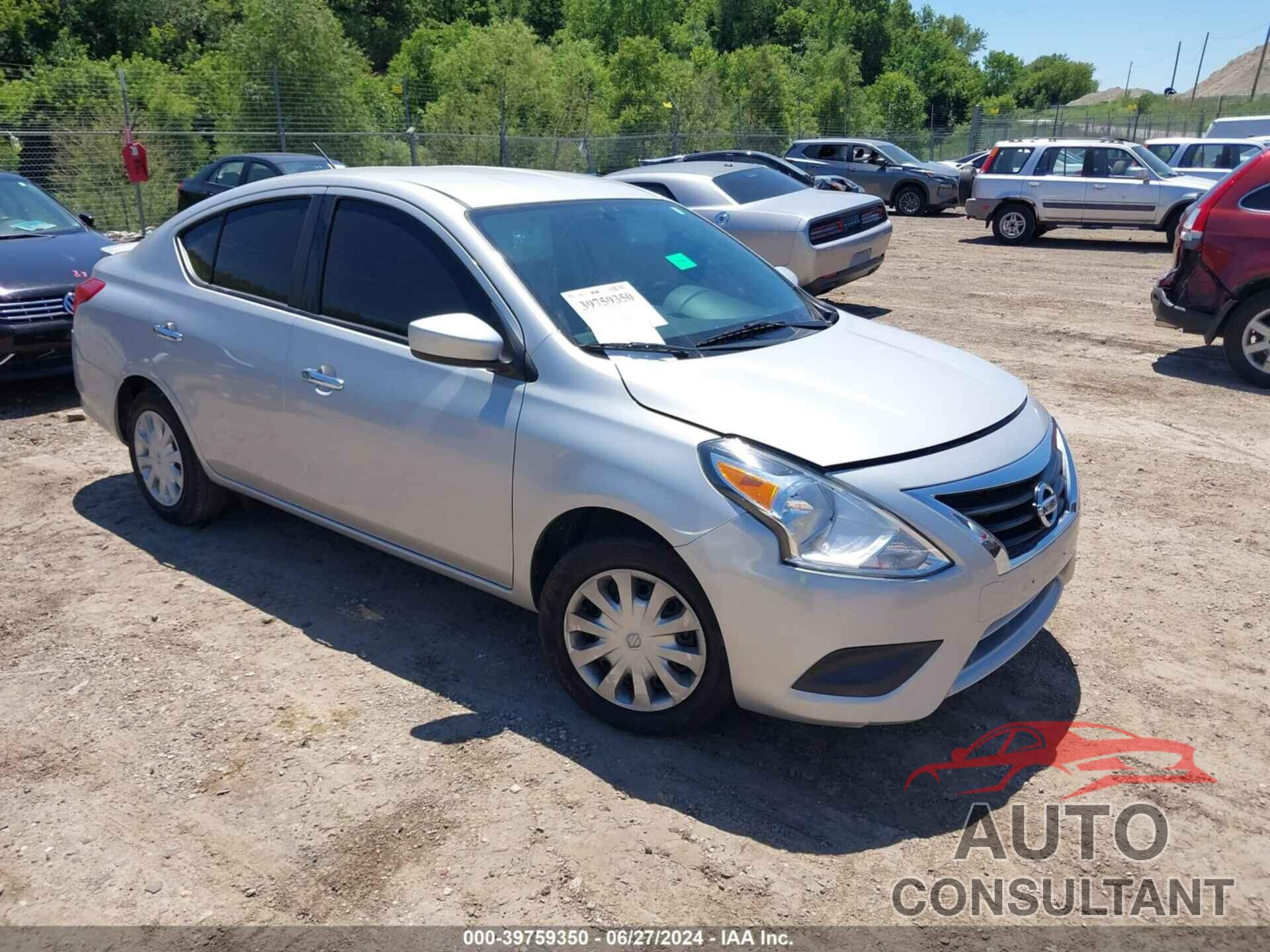 NISSAN VERSA 2019 - 3N1CN7AP5KL863873