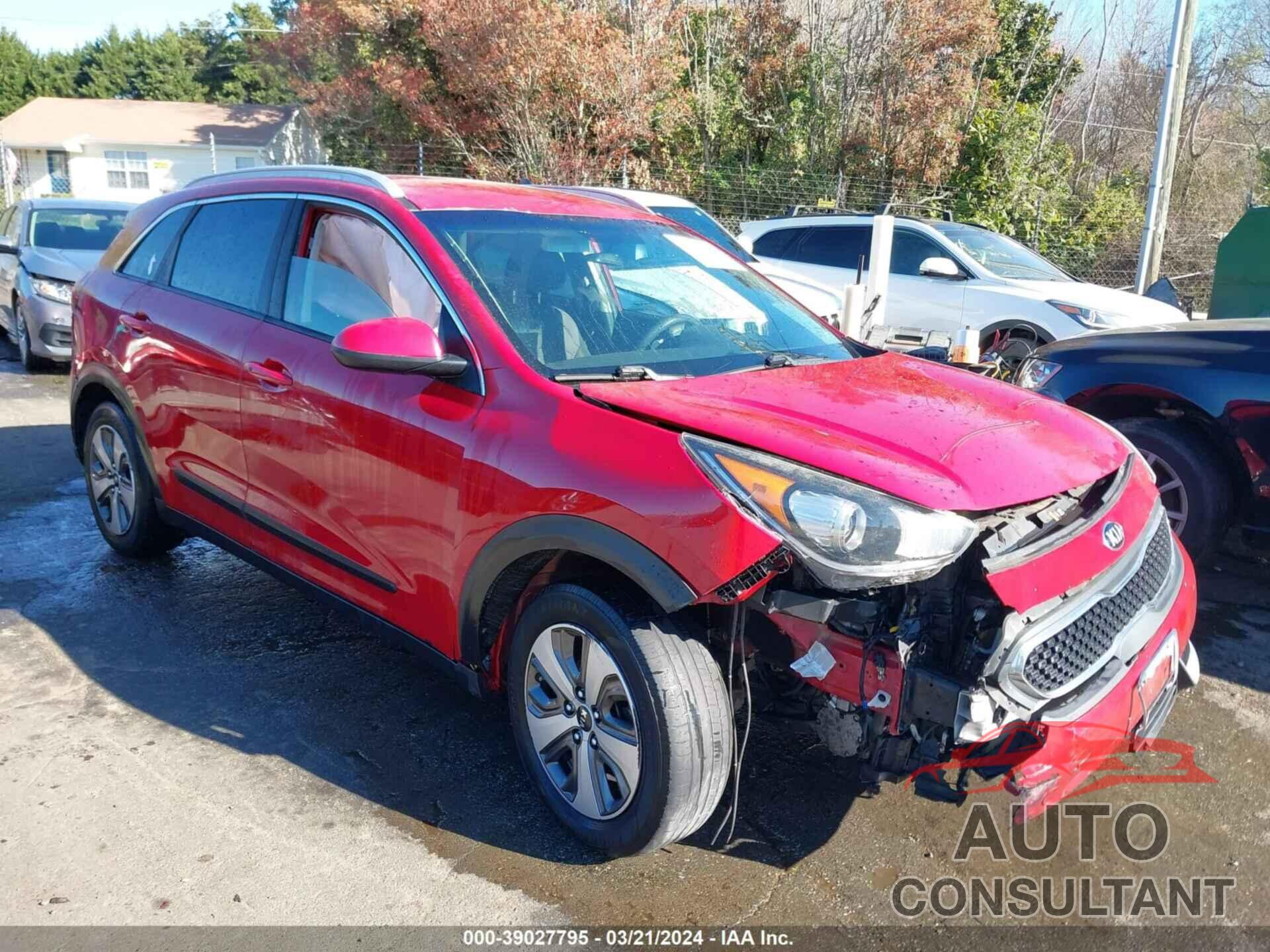 KIA NIRO 2018 - KNDCB3LC1J5170371