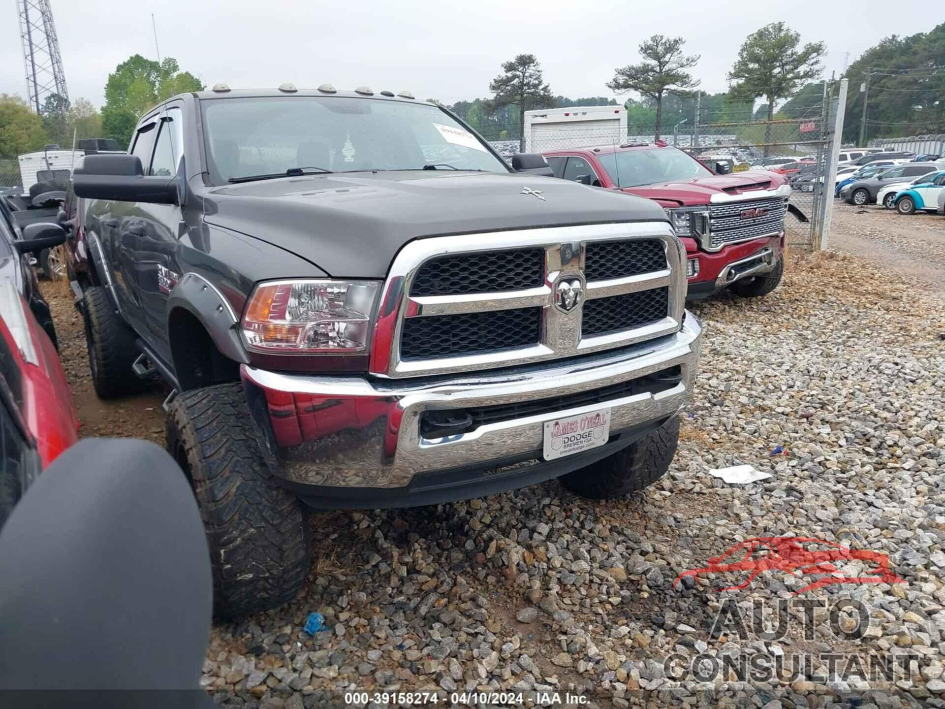 DODGE RAM 2500 2017 - 3C6UR5CJ7HG725926