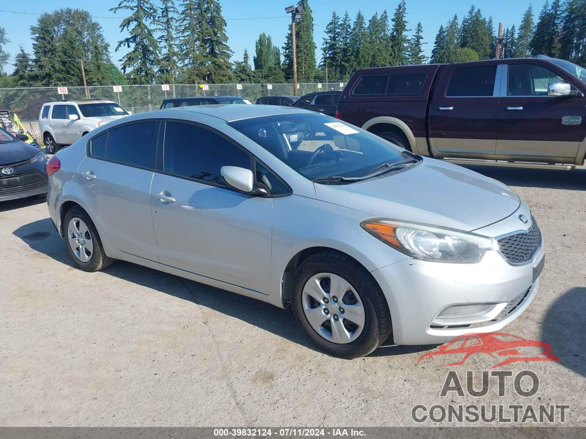KIA FORTE 2016 - KNAFK4A61G5543513
