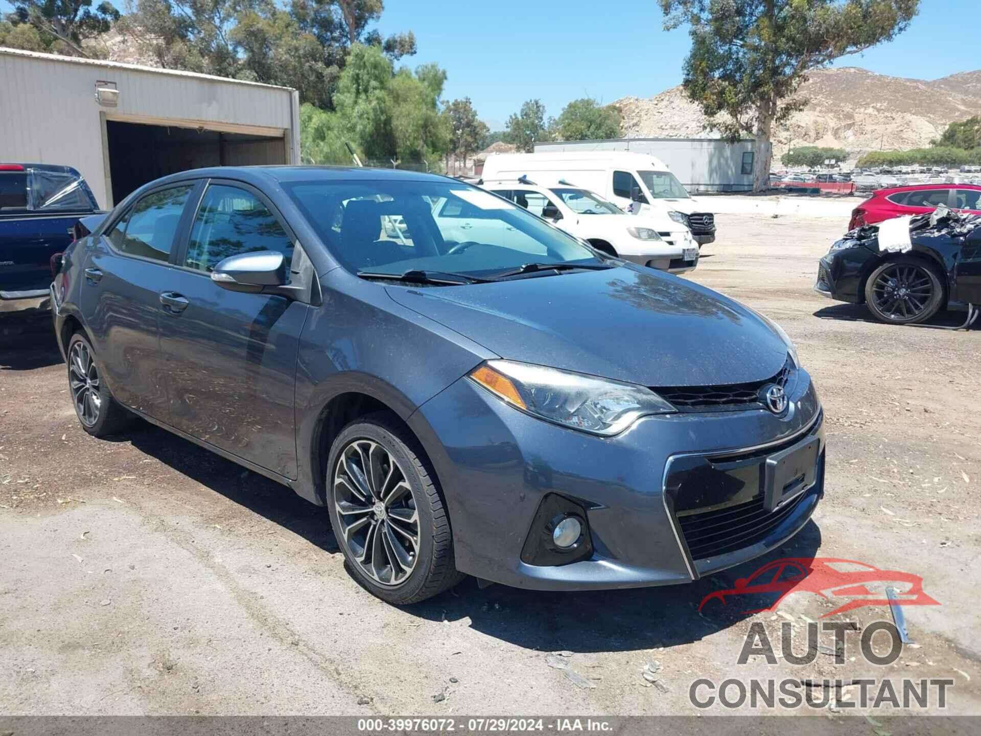 TOYOTA COROLLA 2016 - 5YFBURHE6GP542821