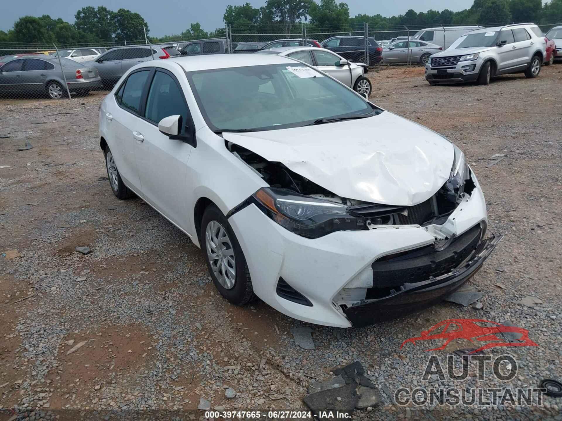 TOYOTA COROLLA 2019 - 5YFBURHE9KP894767