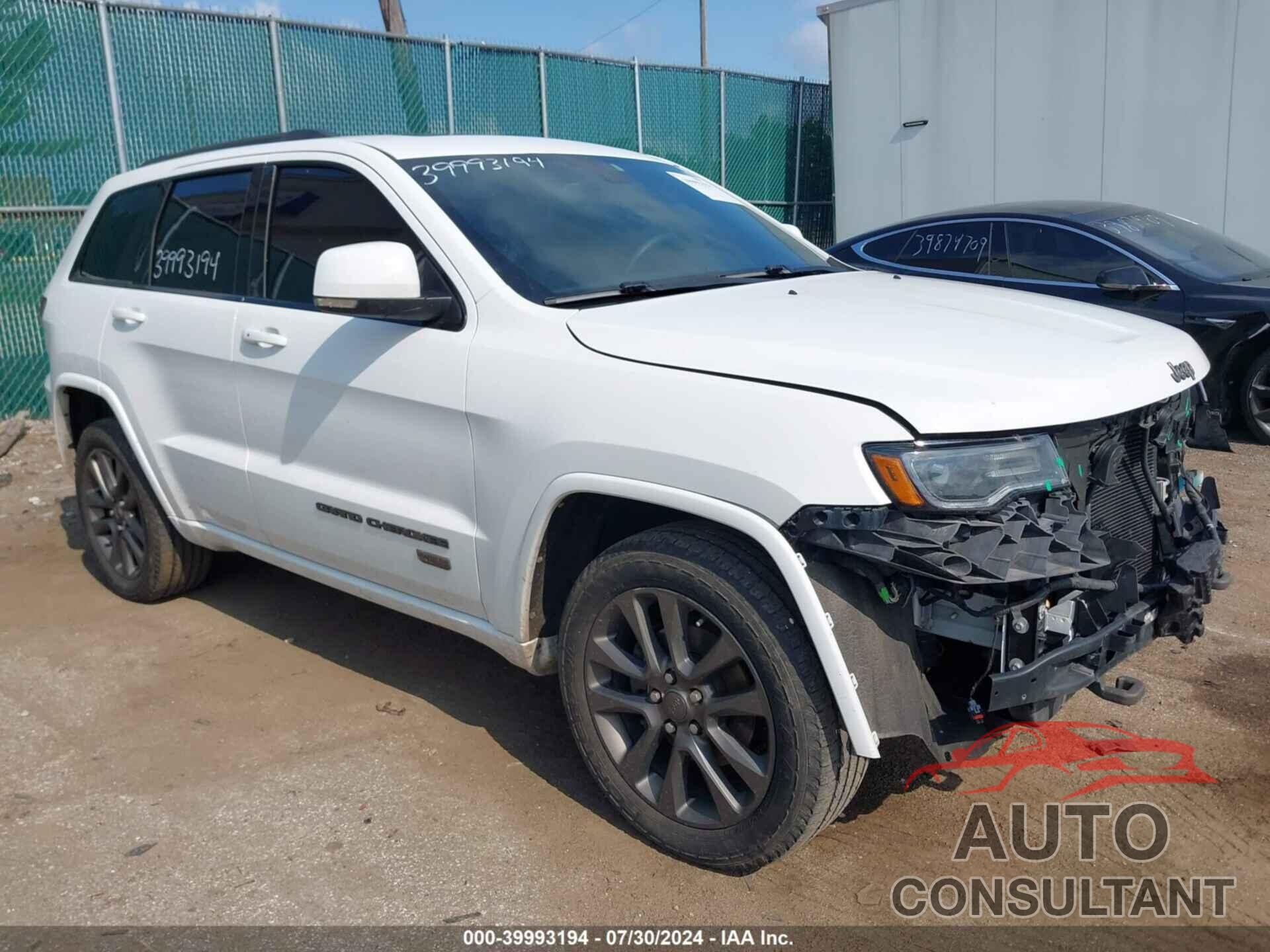 JEEP GRAND CHEROKEE 2016 - 1C4RJFBGXGC495964