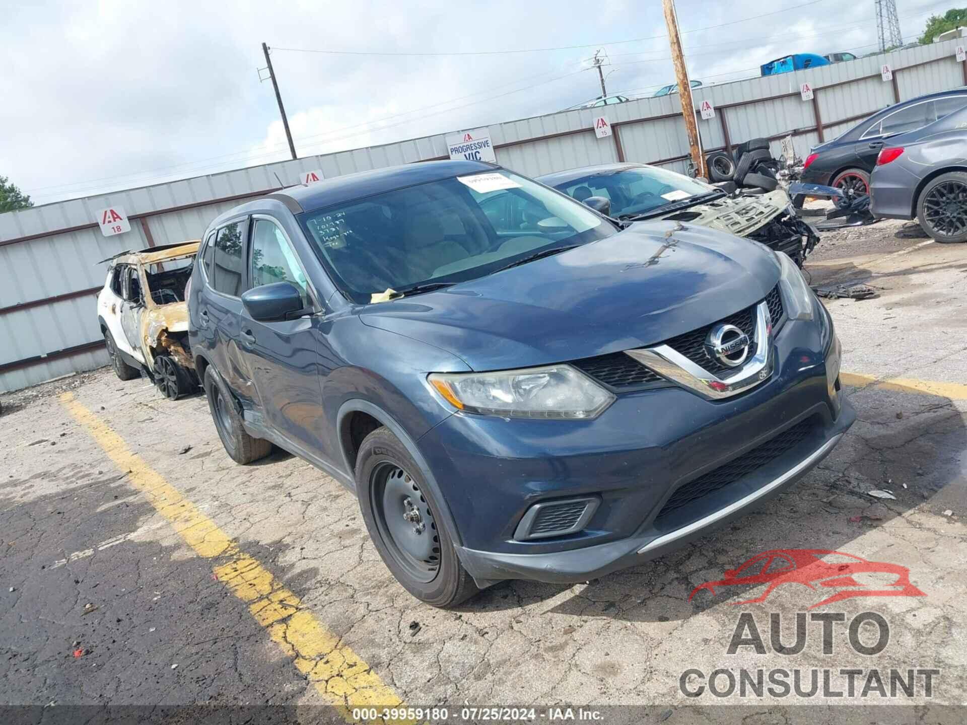 NISSAN ROGUE 2016 - 5N1AT2MN9GC873781