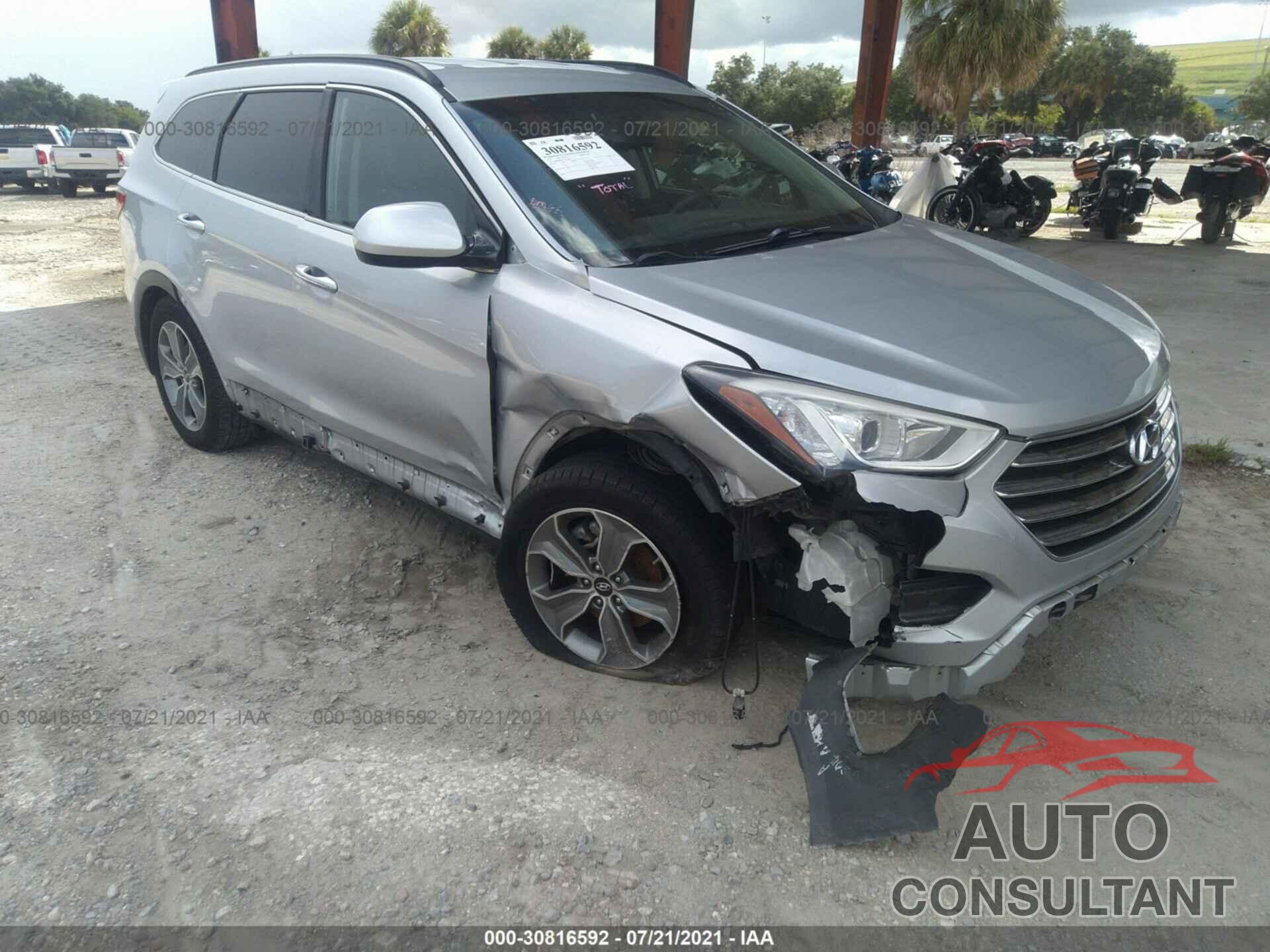 HYUNDAI SANTA FE 2016 - KM8SM4HF7GU147086