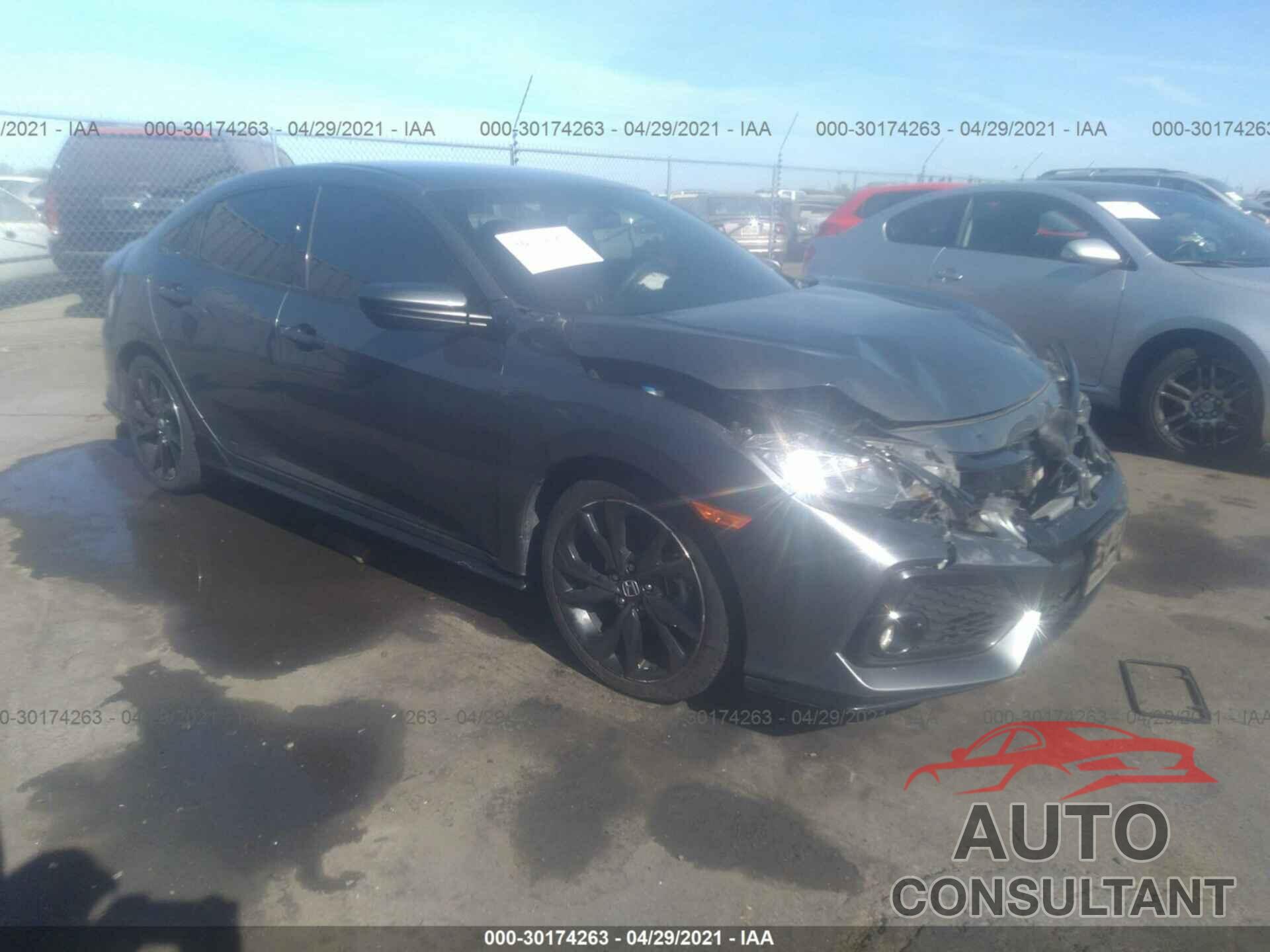 HONDA CIVIC HATCHBACK 2017 - SHHFK7H41HU407504