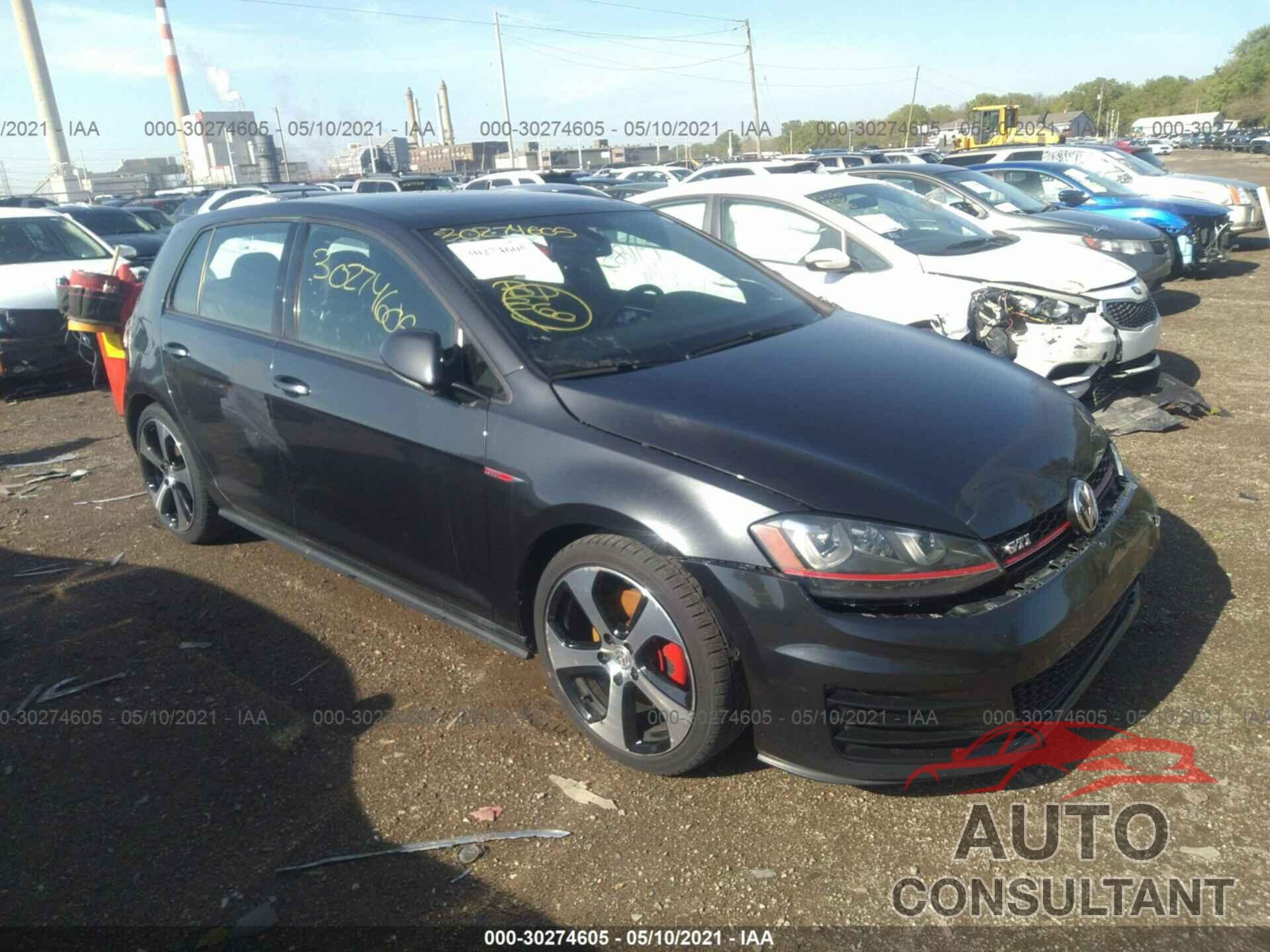 VOLKSWAGEN GOLF GTI 2016 - 3VW5T7AU0GM069654