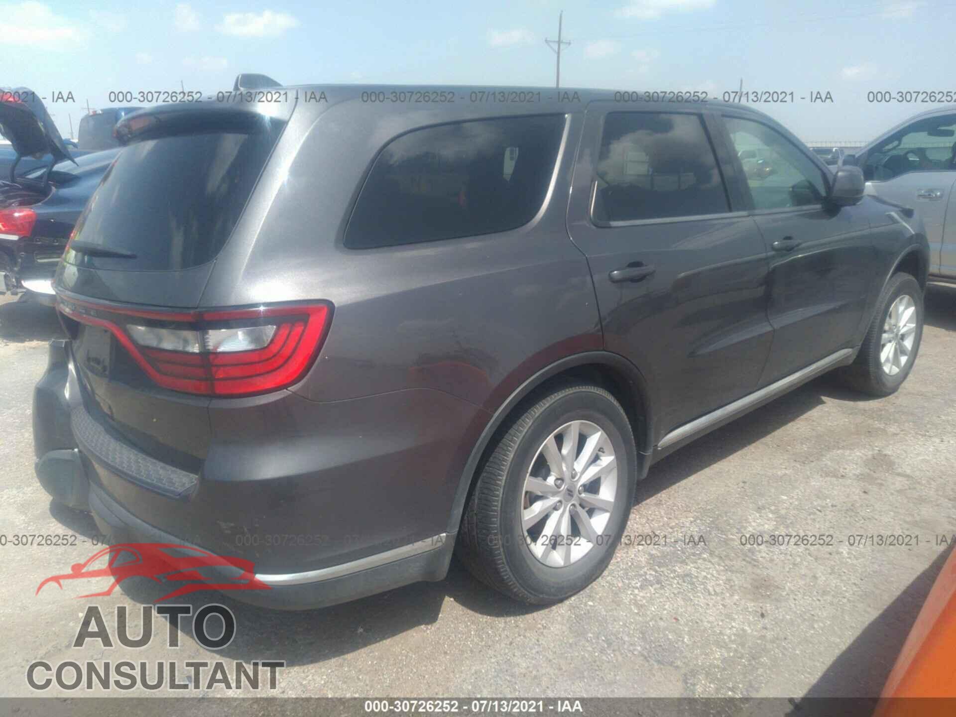 DODGE DURANGO 2019 - 1C4RDJAG6KC573192