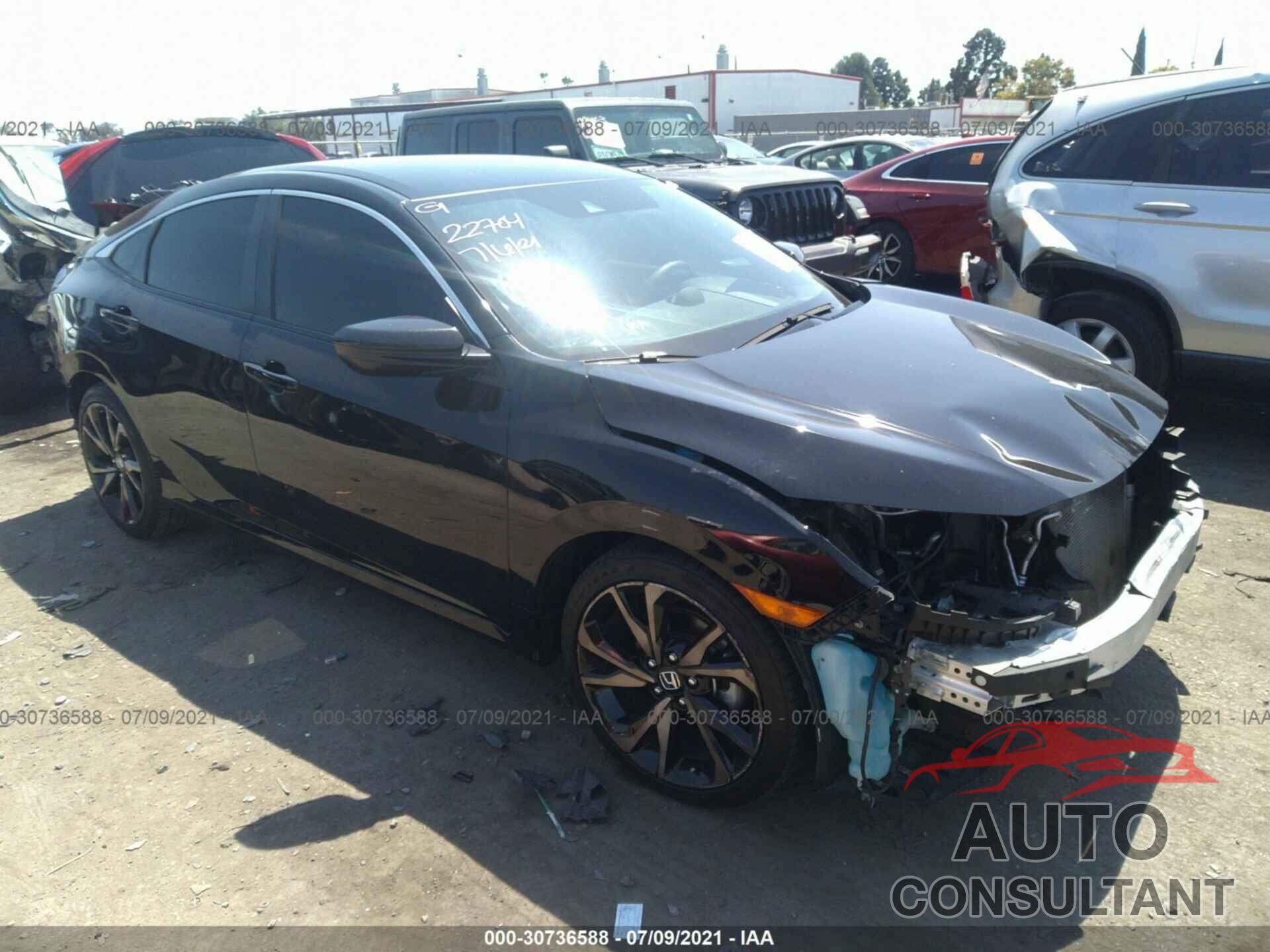 HONDA CIVIC SEDAN 2019 - 2HGFC2F80KH532097