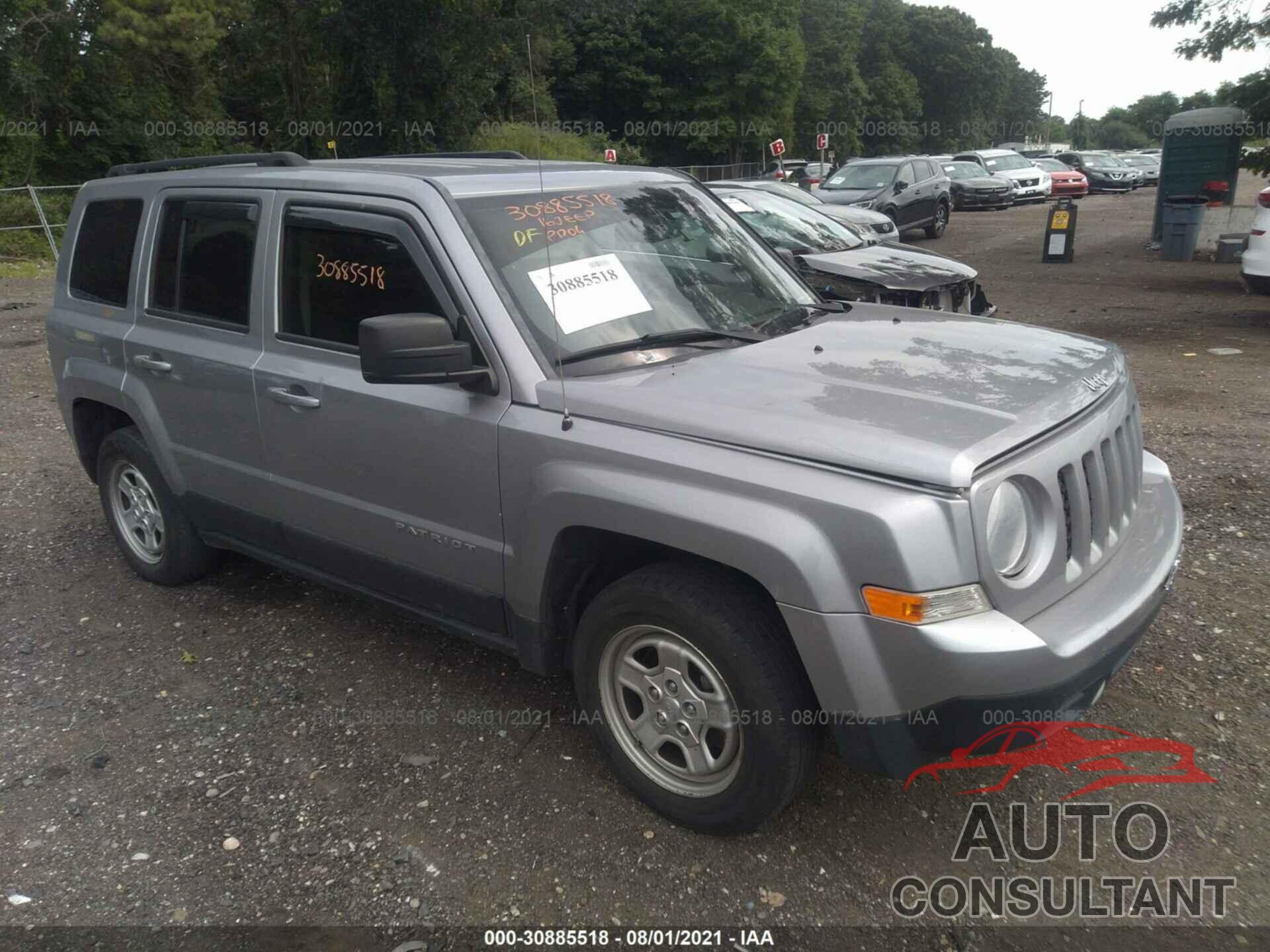 JEEP PATRIOT 2016 - 1C4NJPBB0GD562543