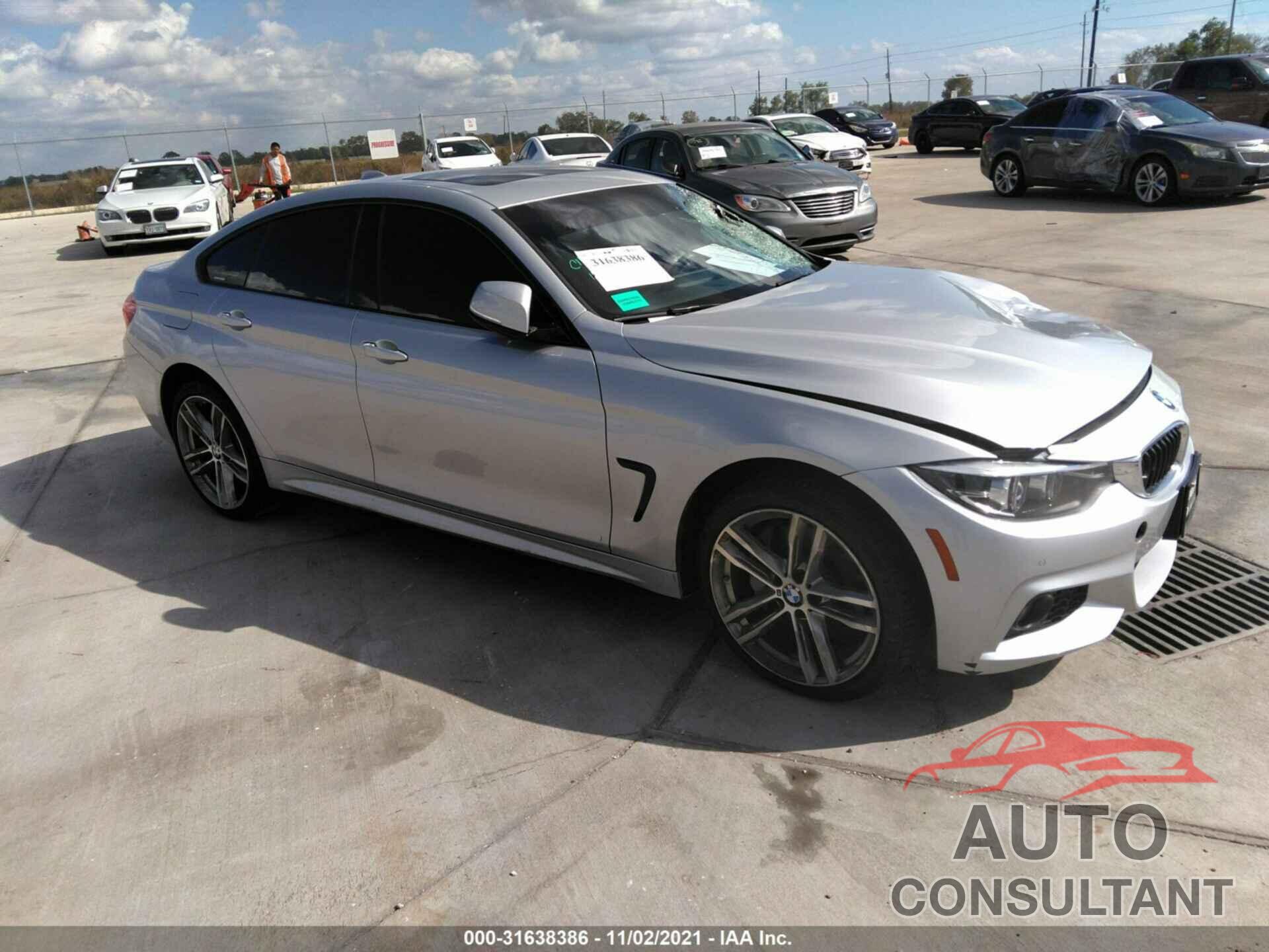 BMW 4 SERIES 2019 - WBA4J3C54KBL05643