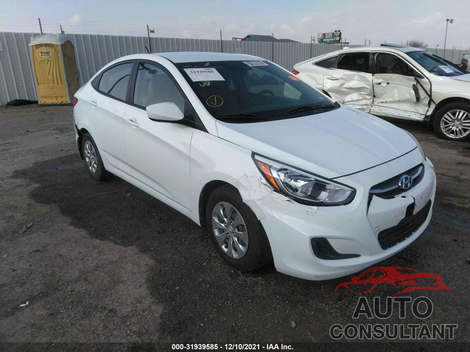 HYUNDAI ACCENT 2016 - KMHCT4AE3GU092418