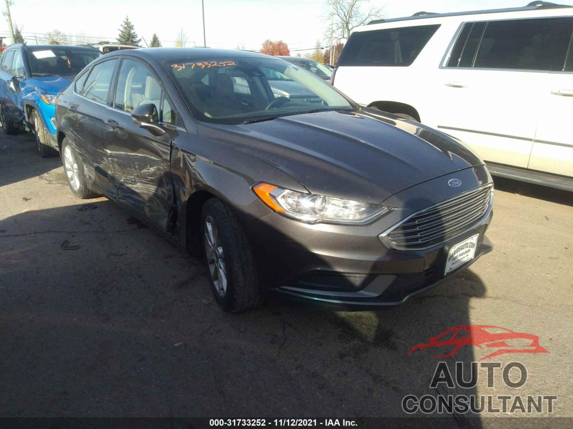 FORD FUSION 2017 - 3FA6P0H7XHR145281