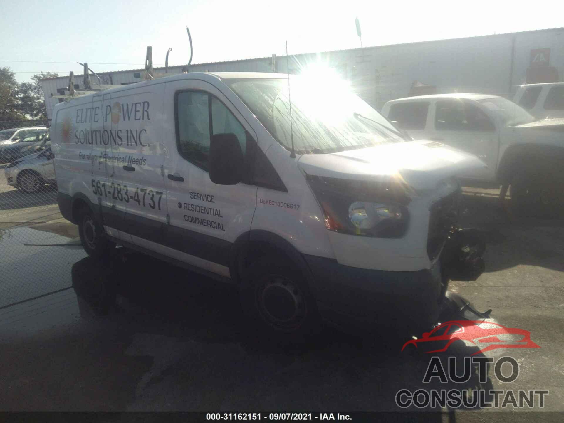 FORD TRANSIT VAN 2017 - 1FTYE1ZMXHKA13676