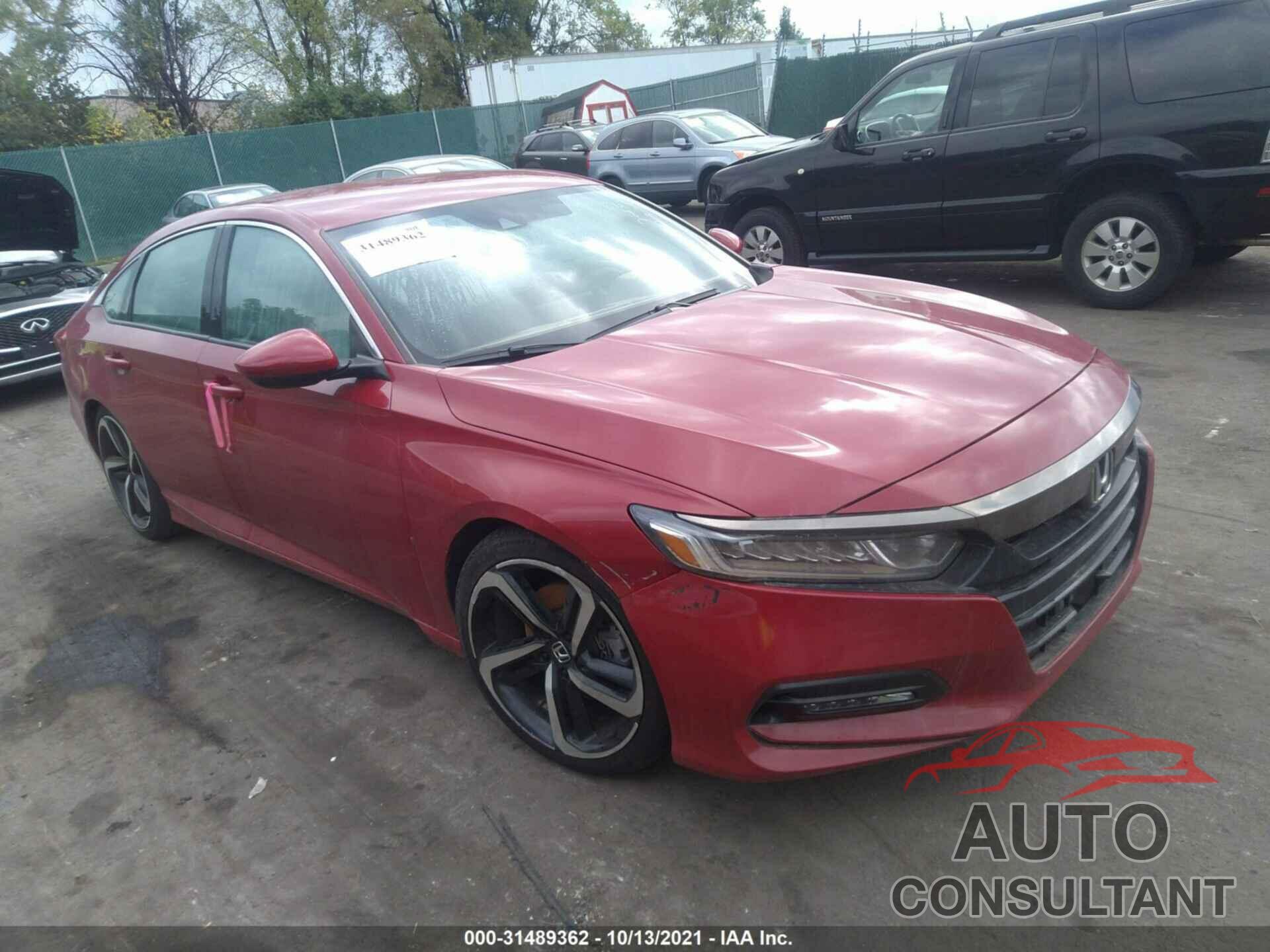 HONDA ACCORD SEDAN 2018 - 1HGCV1F31JA160763