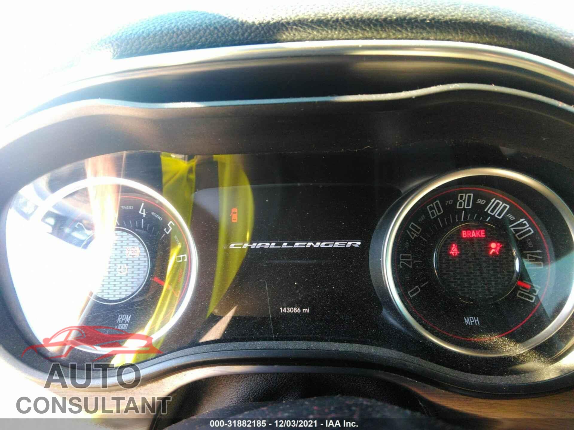 DODGE CHALLENGER 2017 - 2C3CDZAGXHH550125