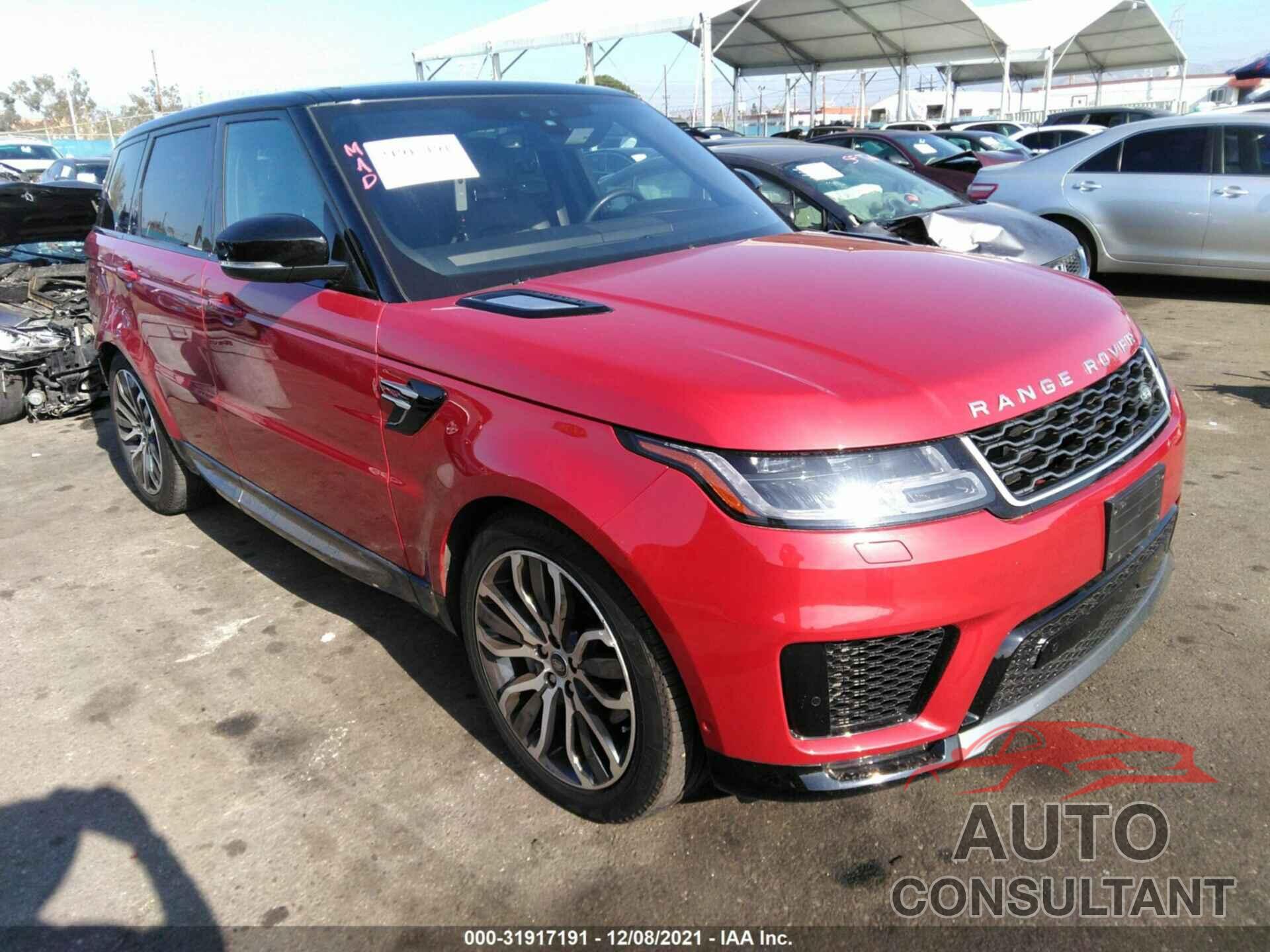 LAND ROVER RANGE ROVER SPORT 2019 - SALWR2RV5KA426458