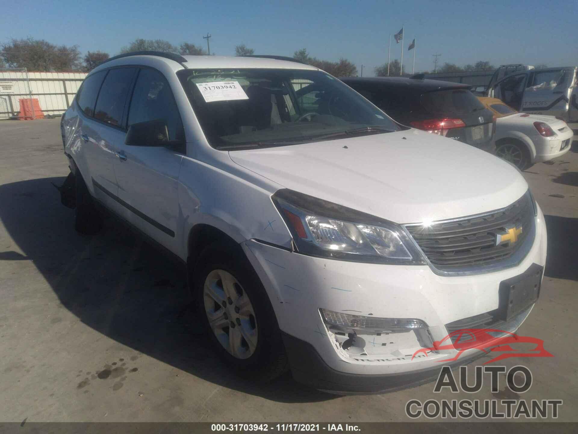 CHEVROLET TRAVERSE 2016 - 1GNKRFED5GJ298201