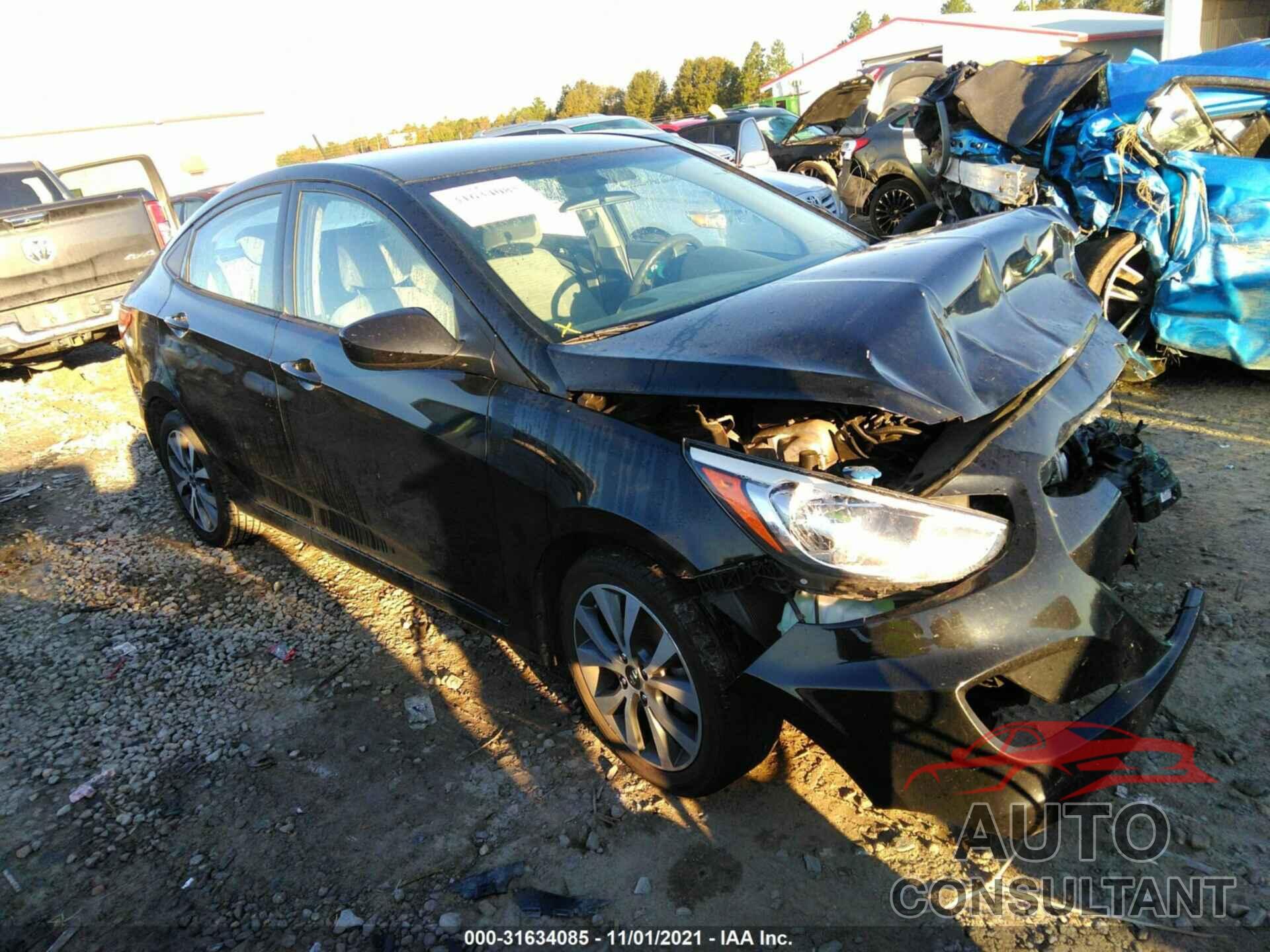 HYUNDAI ACCENT 2017 - KMHCT4AE4HU354450