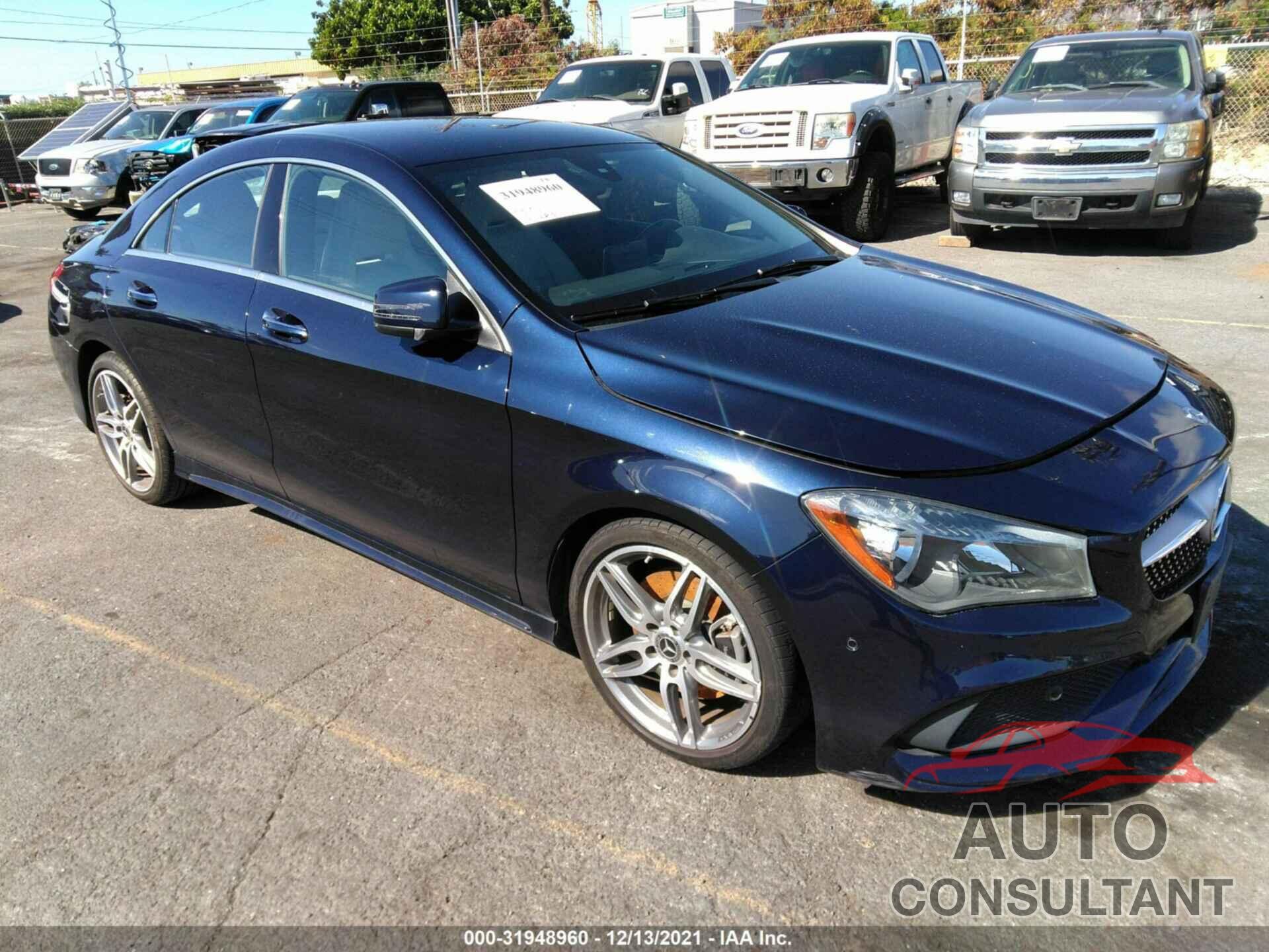 MERCEDES-BENZ CLA 2018 - WDDSJ4EBXJN576602