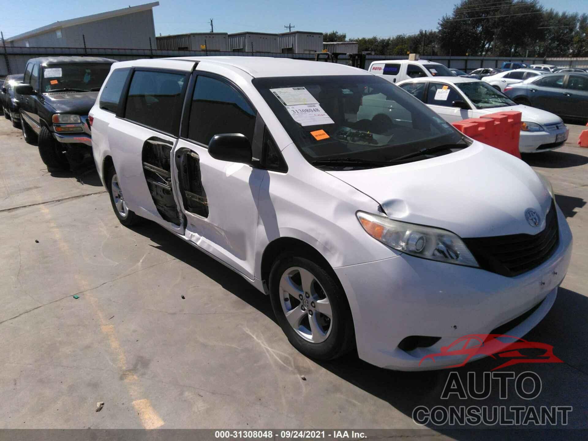 TOYOTA SIENNA 2017 - 5TDZZ3DC6HS768237