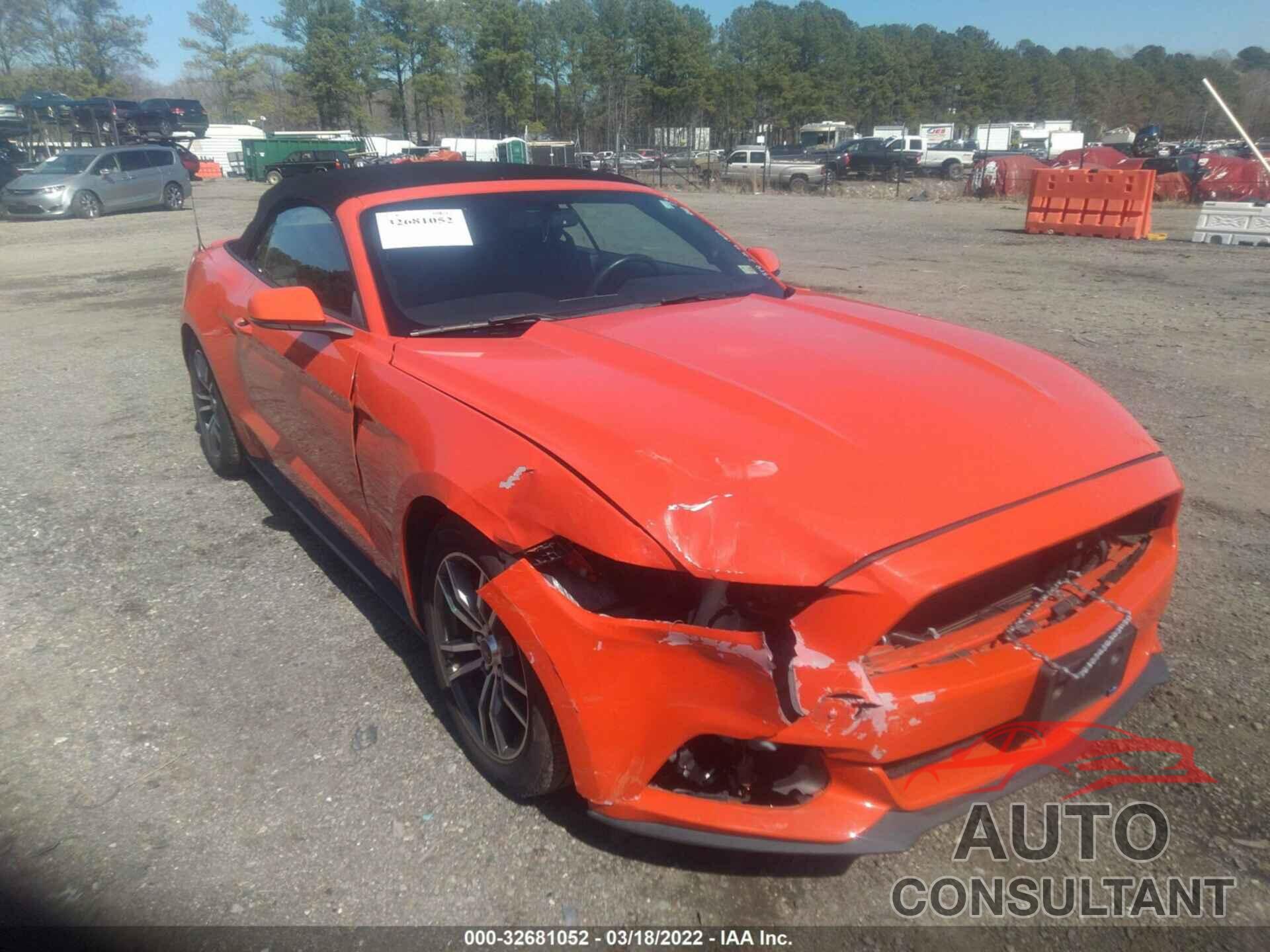 FORD MUSTANG 2016 - 1FATP8UHXG5292783