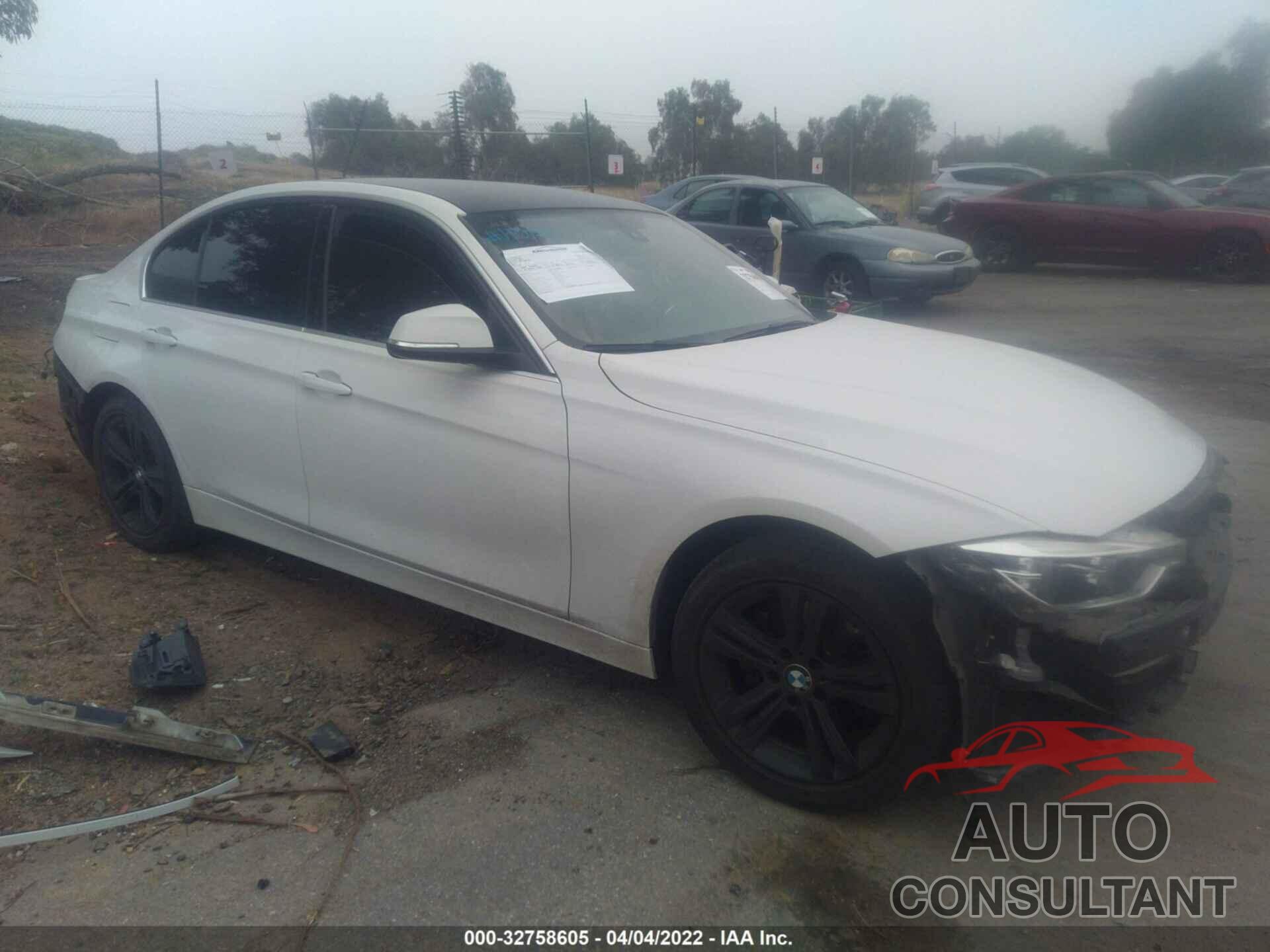 BMW 3 SERIES 2018 - WBA8B9G56JNU95812