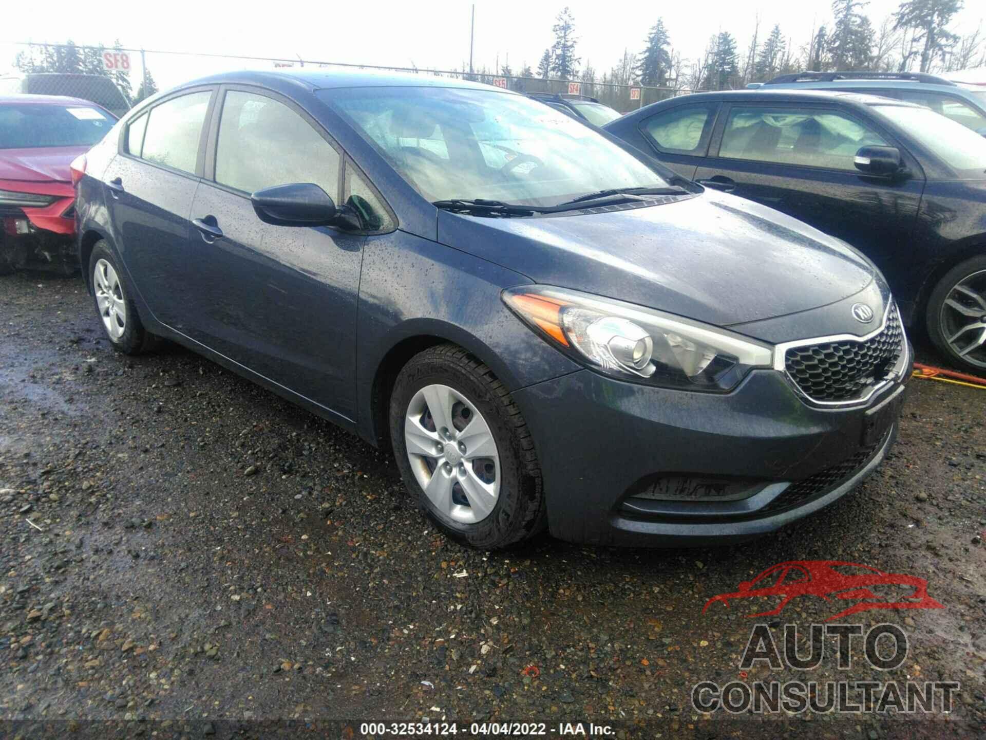 KIA FORTE 2016 - KNAFK4A66G5463009