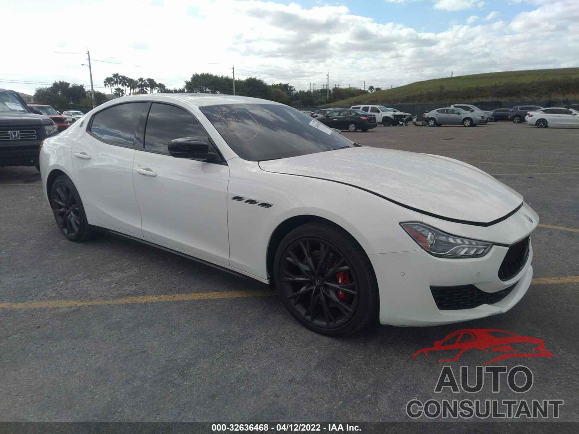 MASERATI GHIBLI 2019 - ZAM57YSAXK1323616