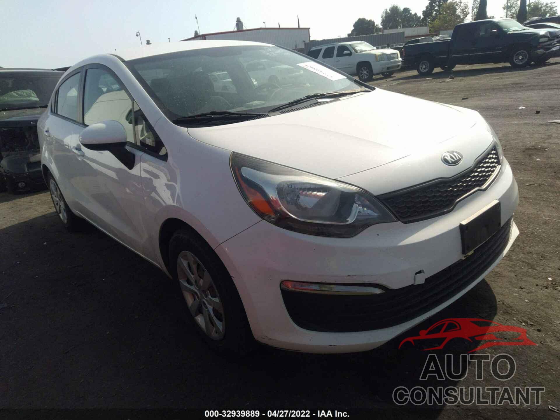 KIA RIO 2016 - KNADM4A38G6648213