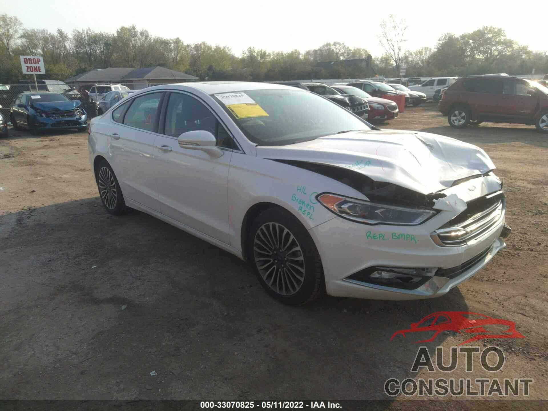 FORD FUSION 2017 - 3FA6P0T95HR101472