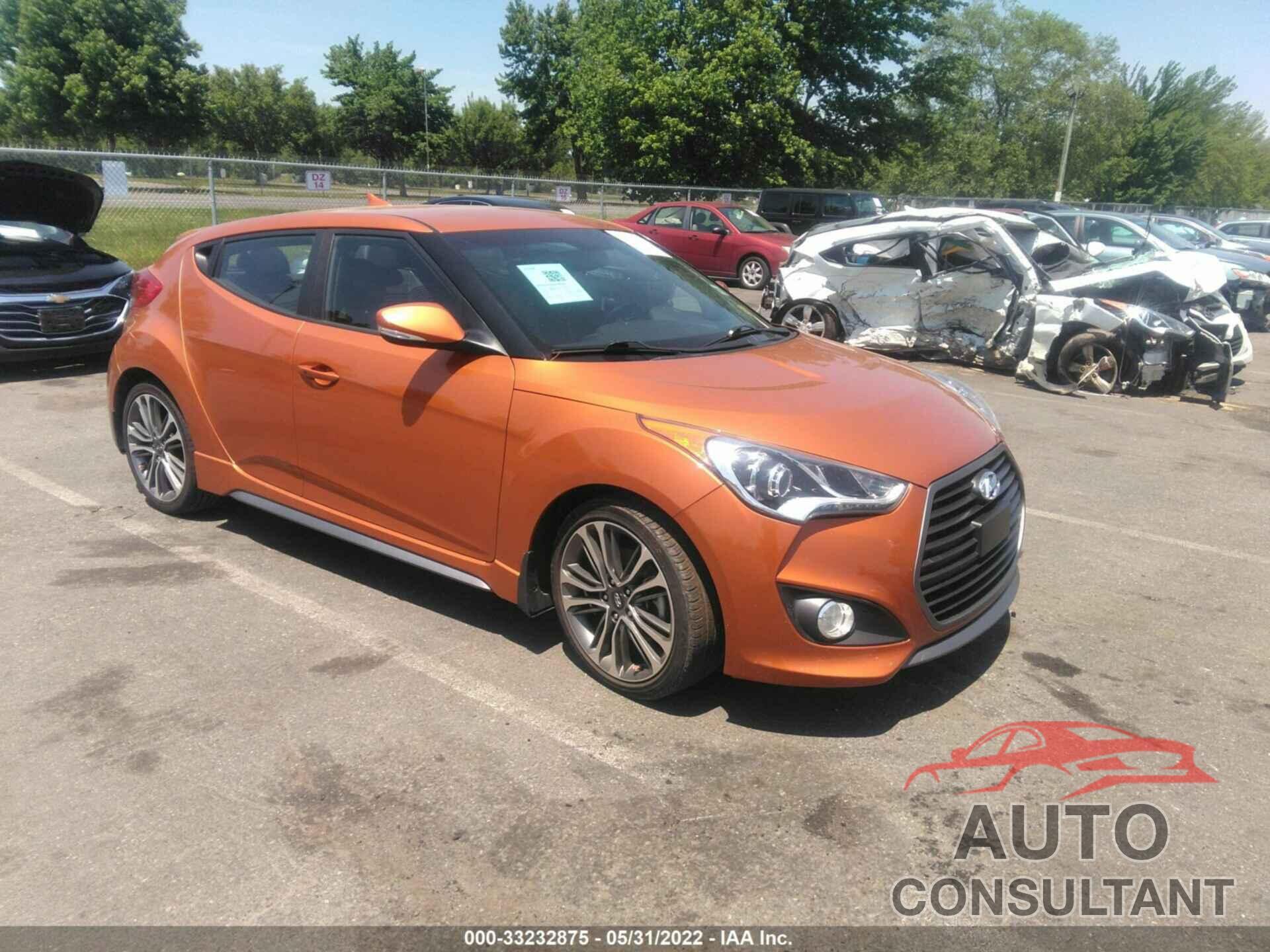 HYUNDAI VELOSTER 2016 - KMHTC6AE8GU295509