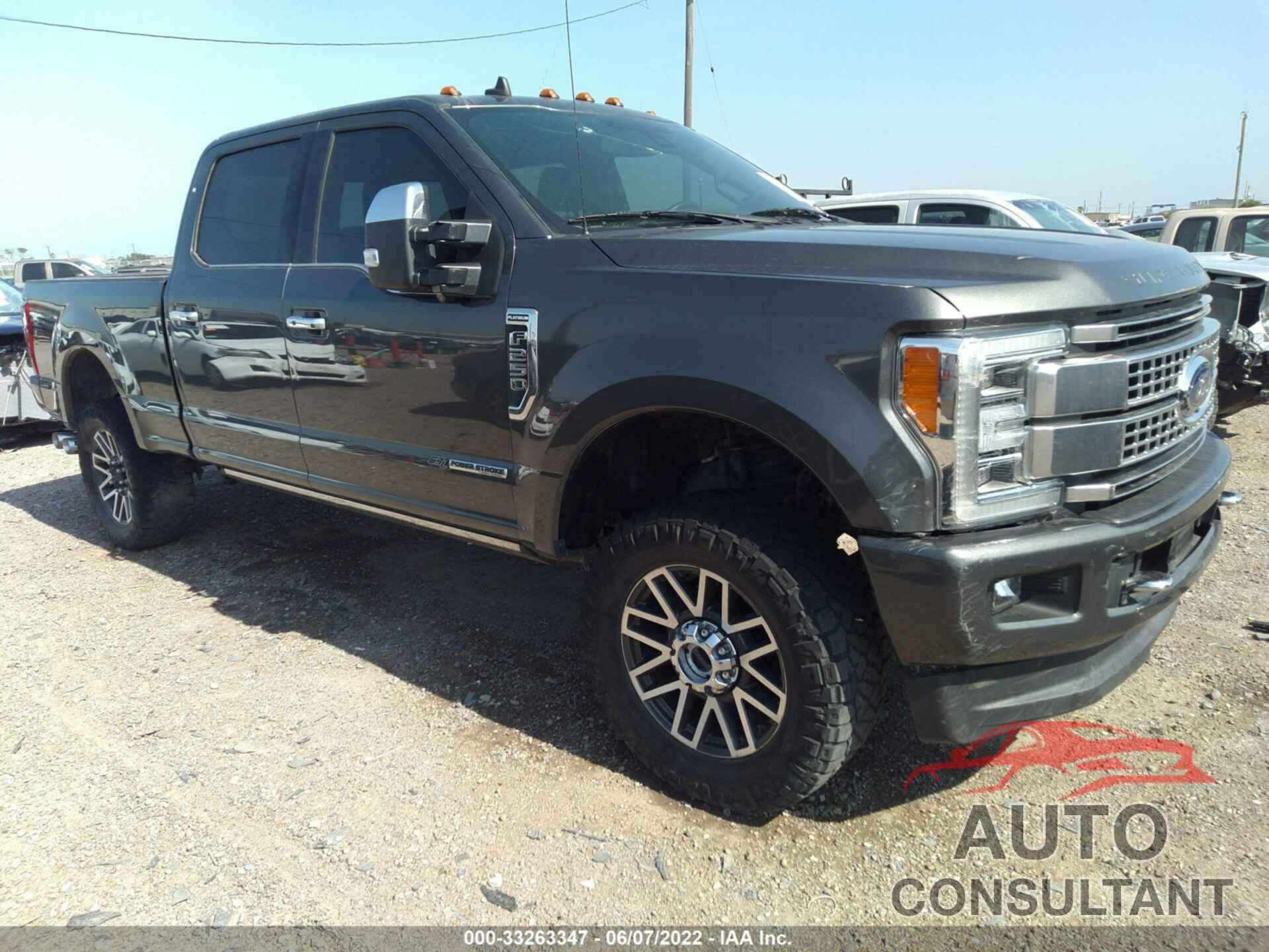 FORD SUPER DUTY F-250 SRW 2019 - 1FT7W2BT3KEE39196