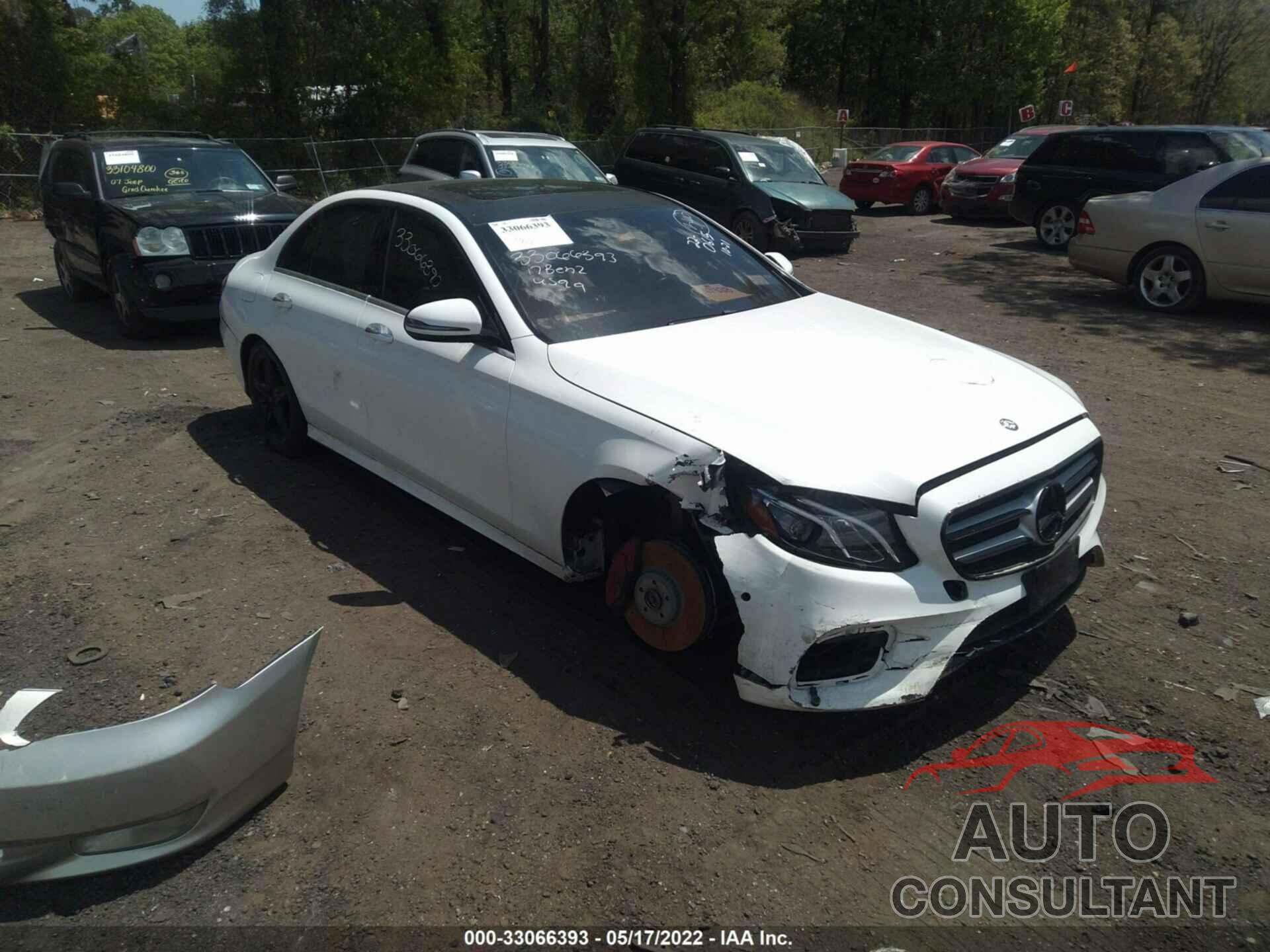 MERCEDES-BENZ E-CLASS 2017 - WDDZF4KB2HA025229