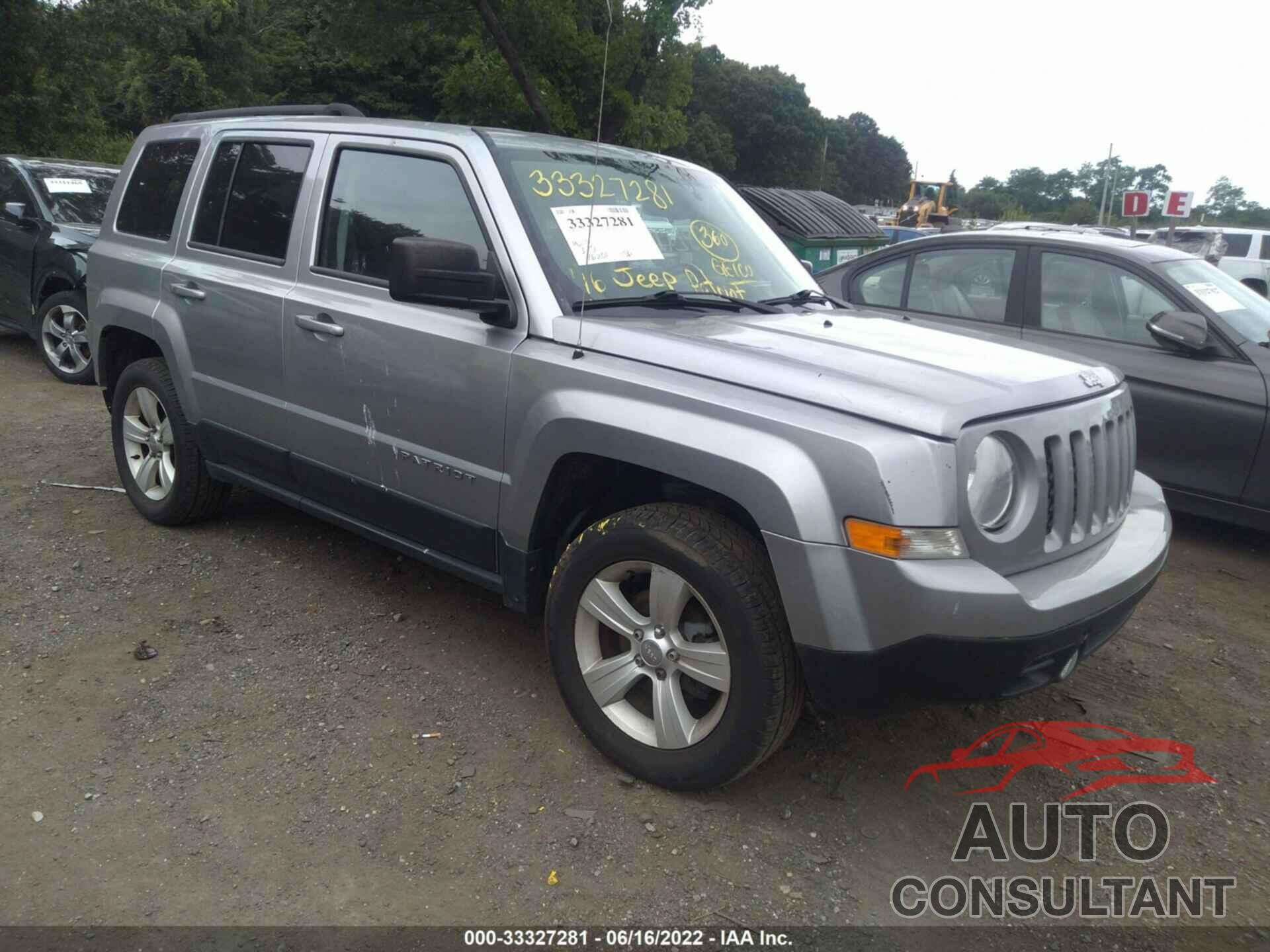 JEEP PATRIOT 2016 - 1C4NJRFB8GD751544