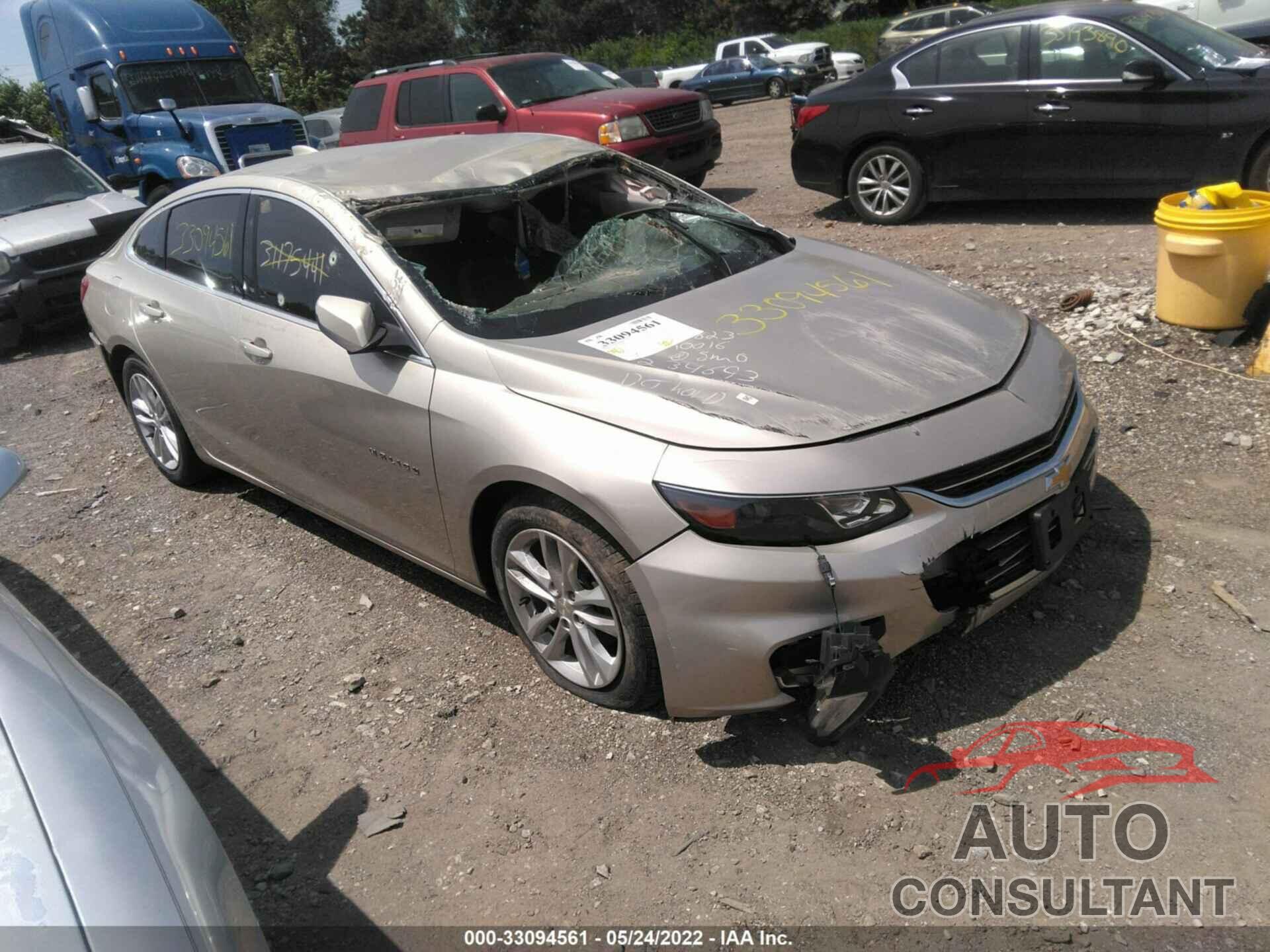 CHEVROLET MALIBU 2016 - 1G1ZE5ST1GF234693