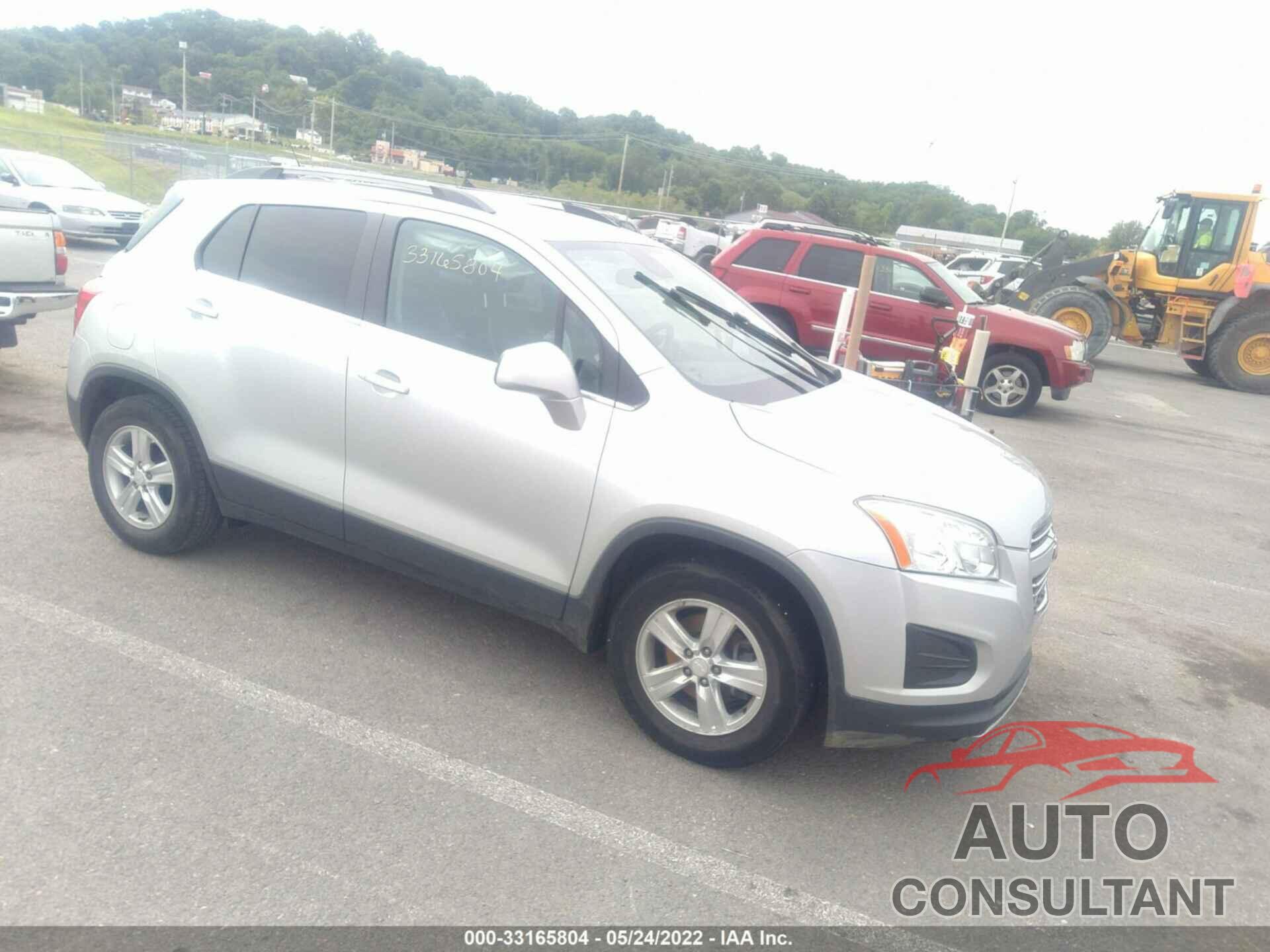 CHEVROLET TRAX 2016 - 3GNCJLSB5GL255306