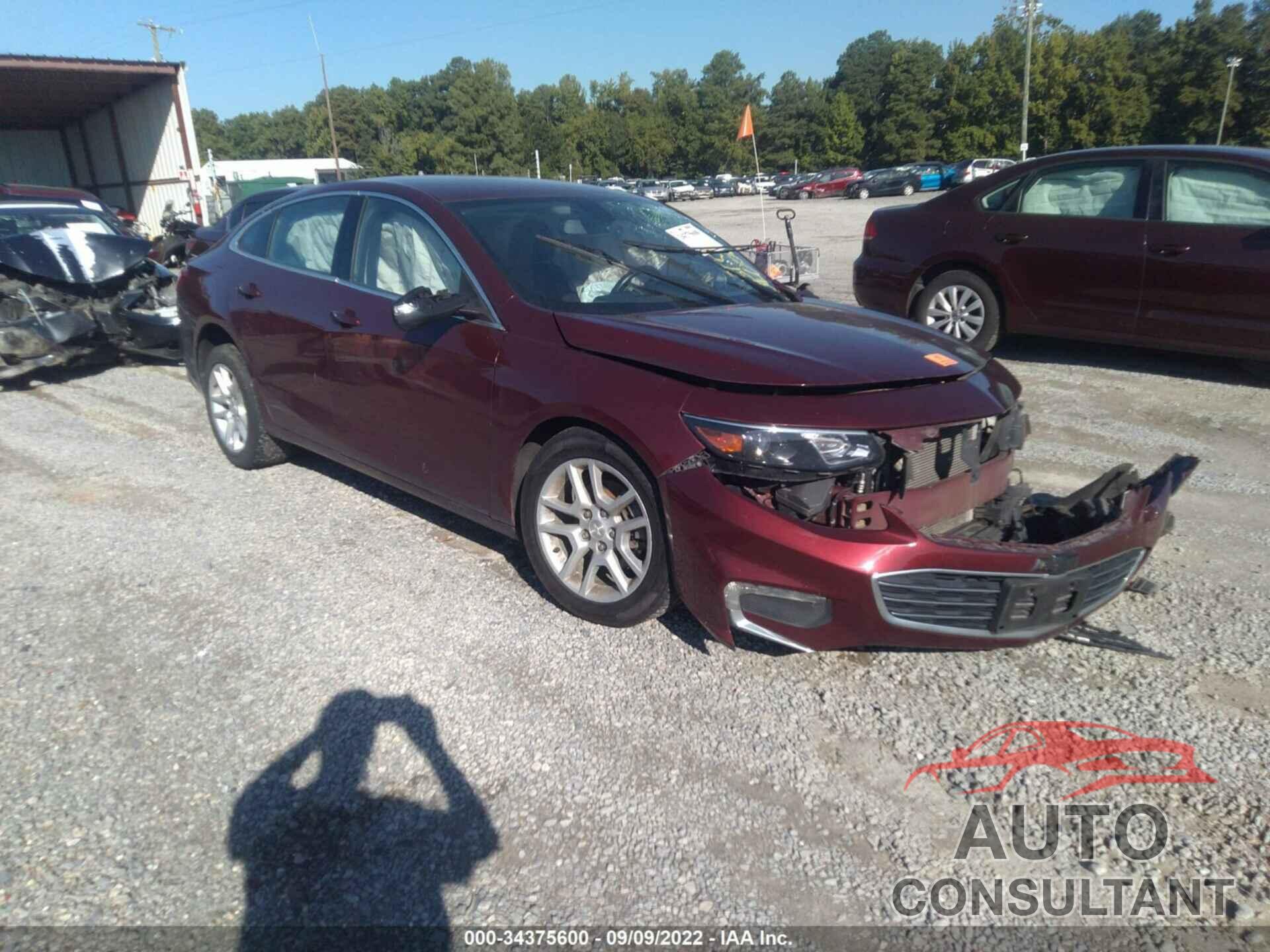 CHEVROLET MALIBU 2016 - 1G1ZE5ST2GF182068