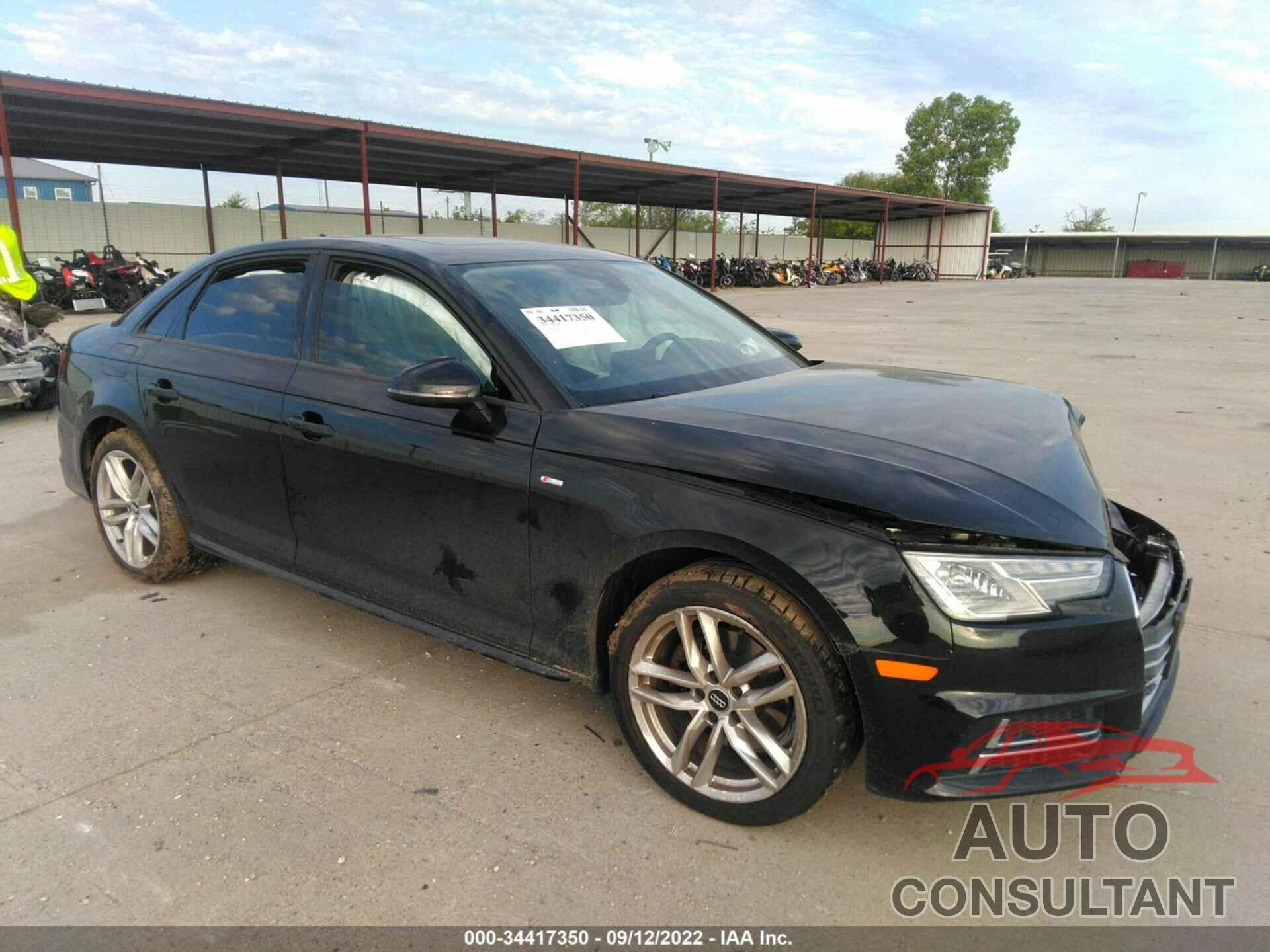 AUDI A4 2017 - WAUKMAF47HN043307