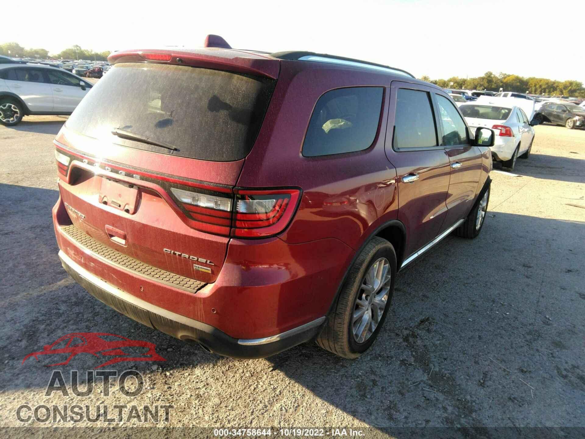 DODGE DURANGO 2015 - 1C4RDHEG4FC194457