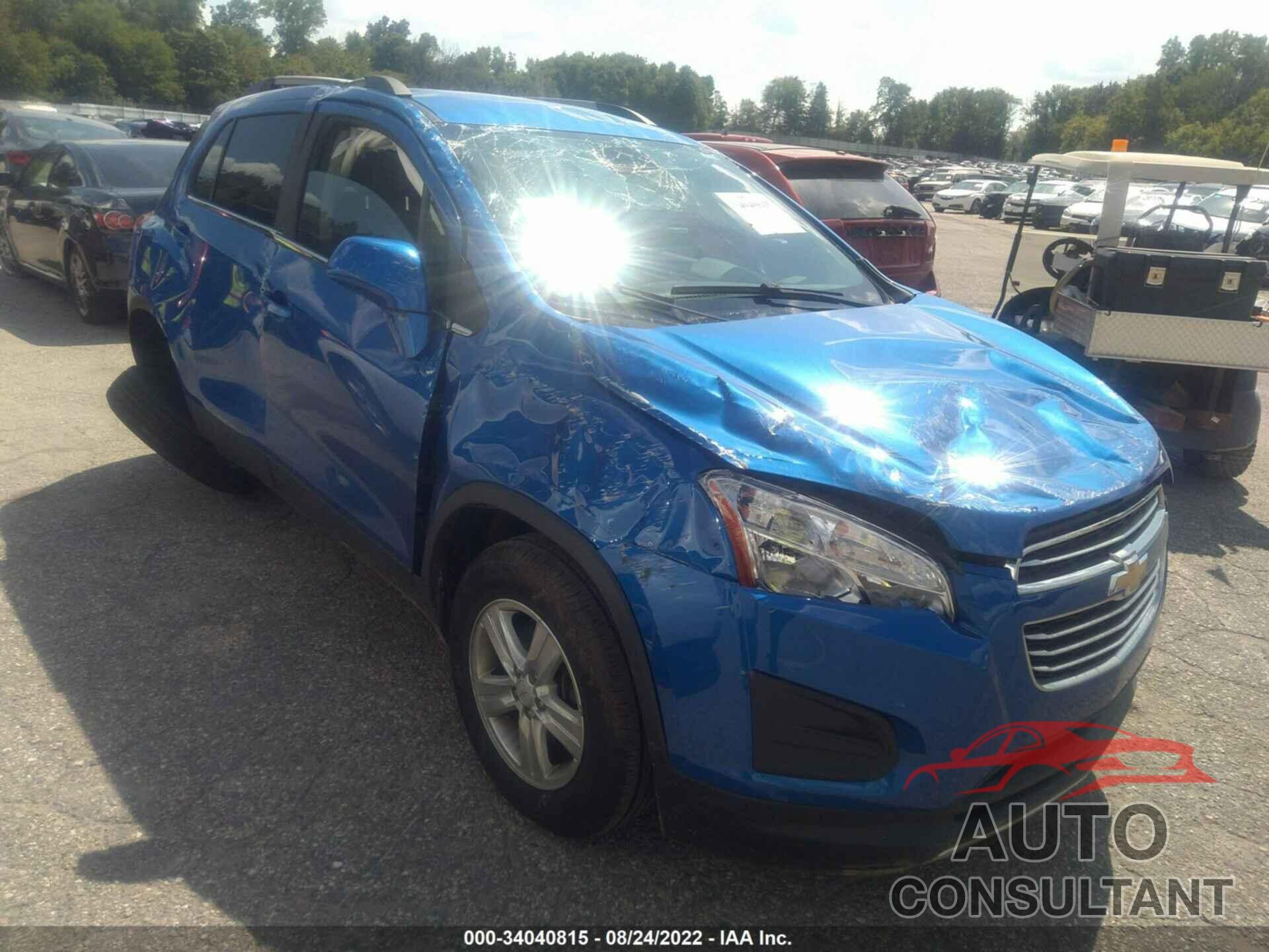 CHEVROLET TRAX 2016 - KL7CJPSB6GB717760