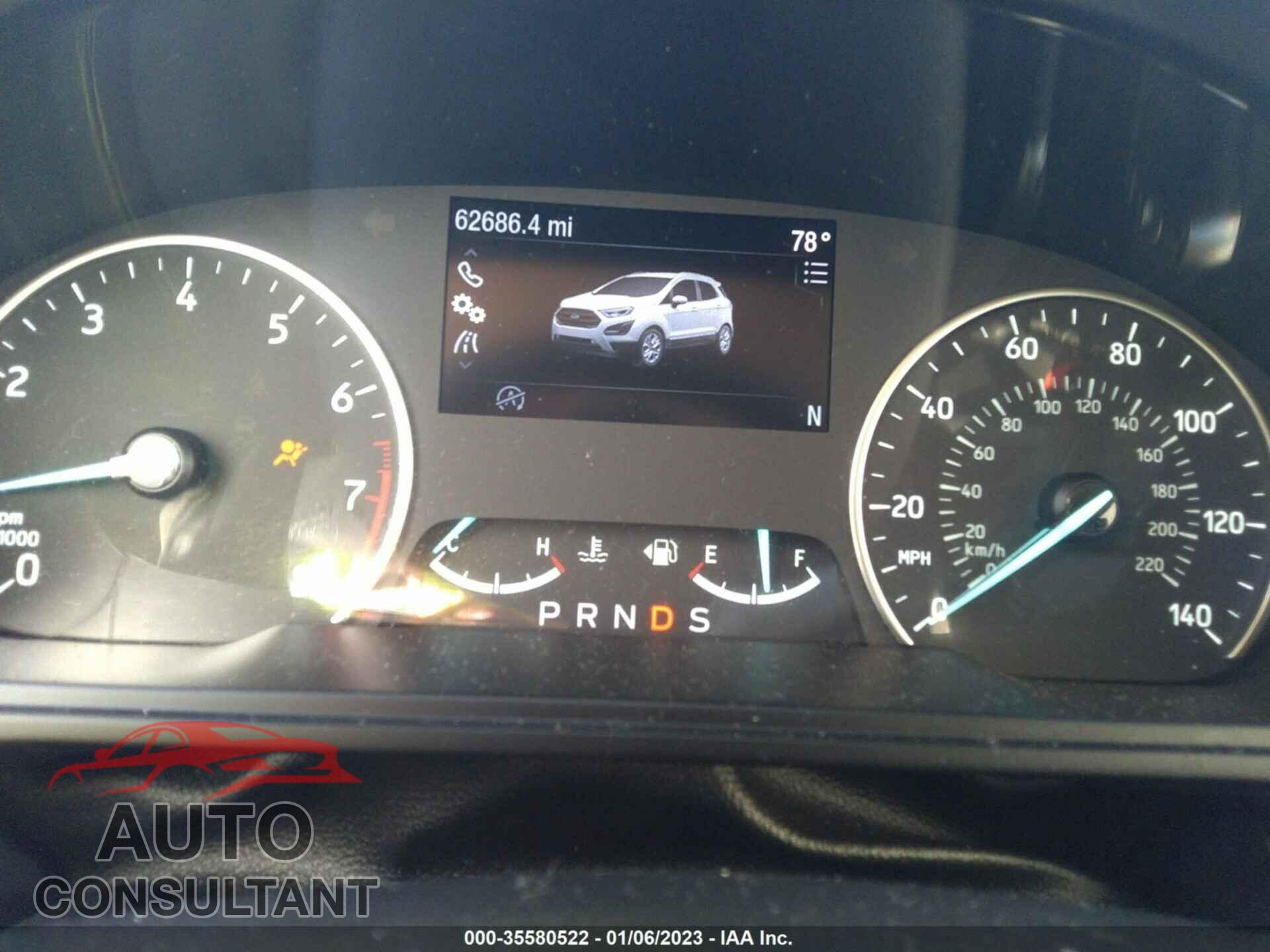 FORD ECOSPORT 2020 - MAJ6S3KL7LC343071
